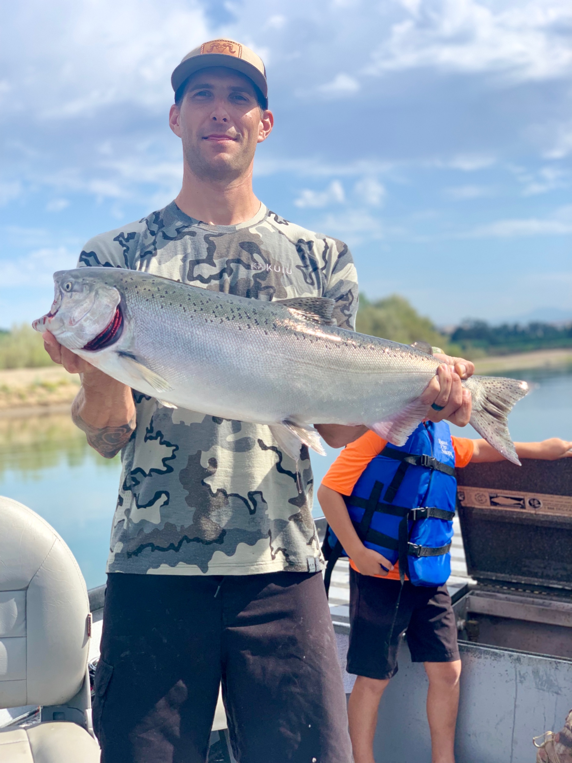 Beautiful Salmon Picture On The Sacramento River