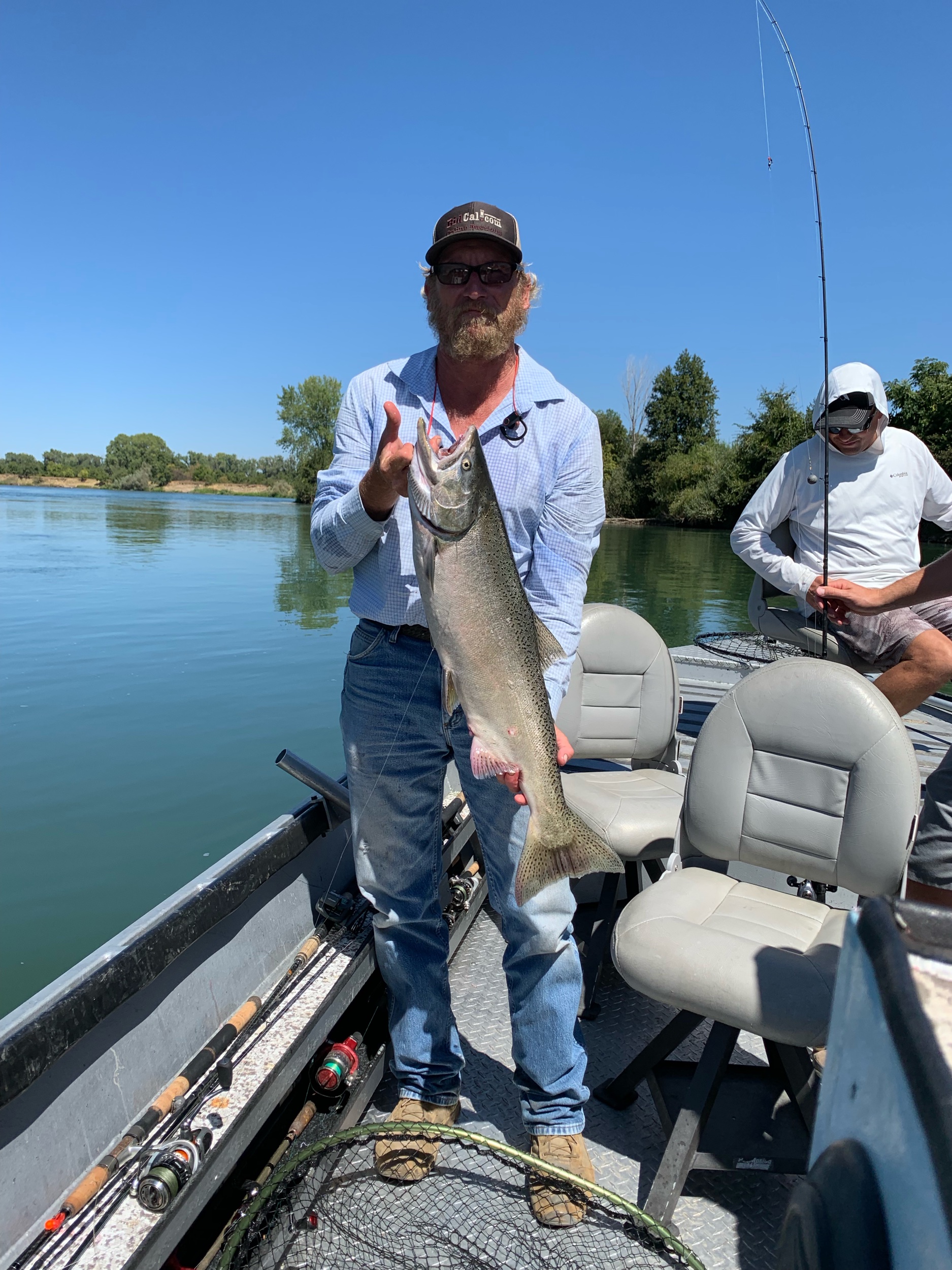 Scotty Weston With A Sacramento River Salmon