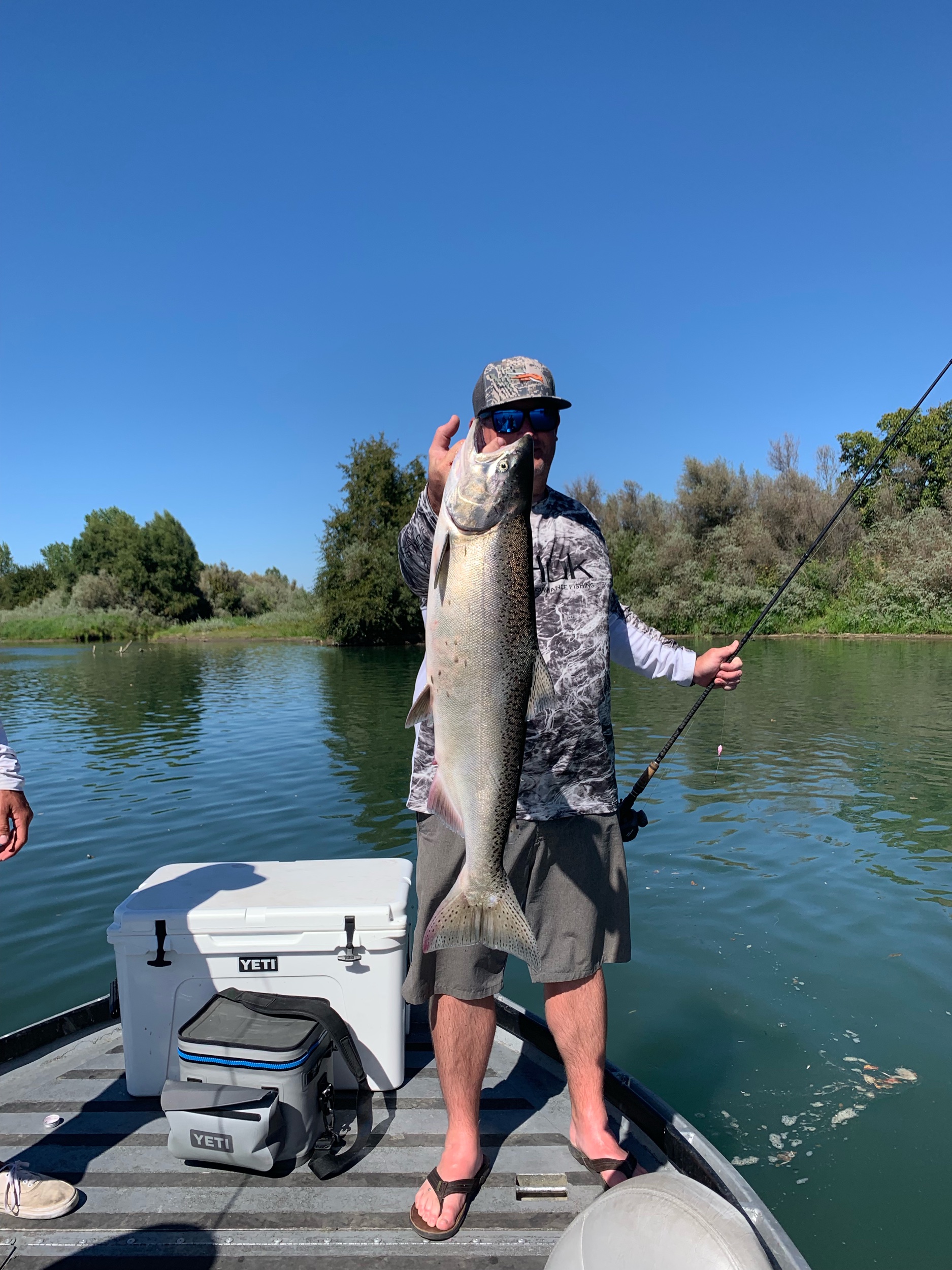 Ryan Wake Holds A Northern California King Salmon