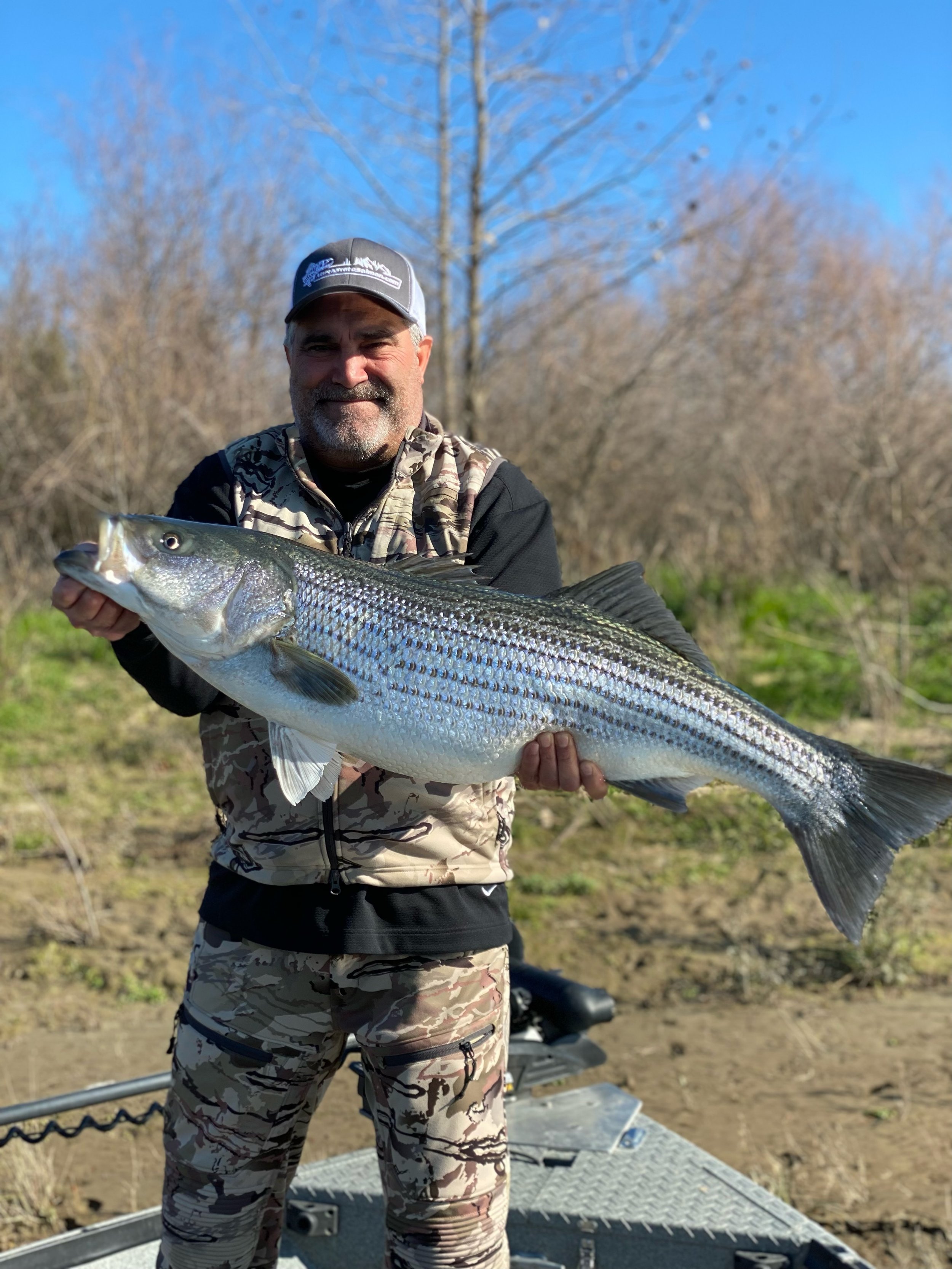 Sacramento River Trophy Striped Bass Fishing Report 2/3/22 - “Ding
