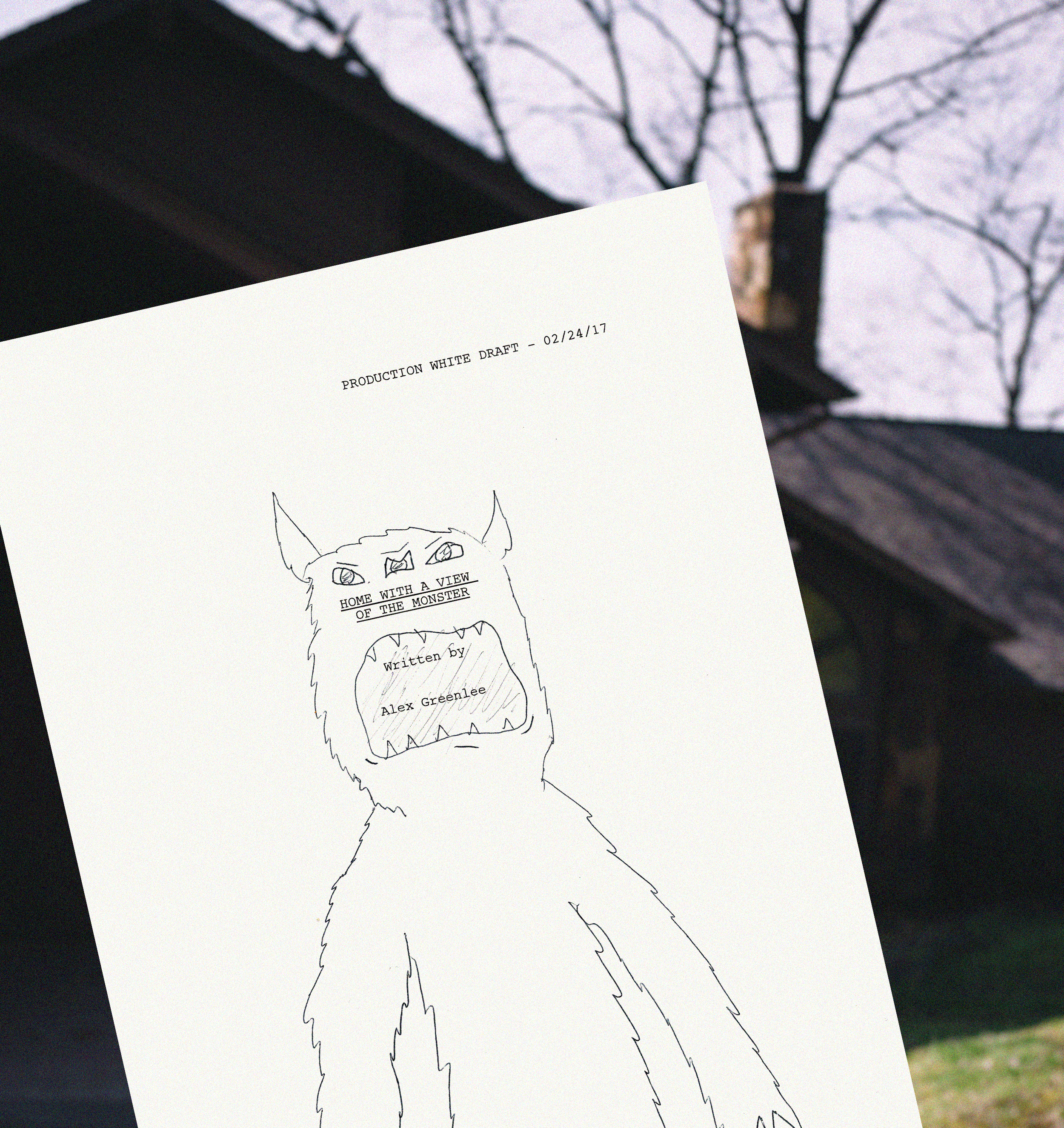 HOME WITH A VIEW OF THE MONSTER | Shooting Script (Digital Download)