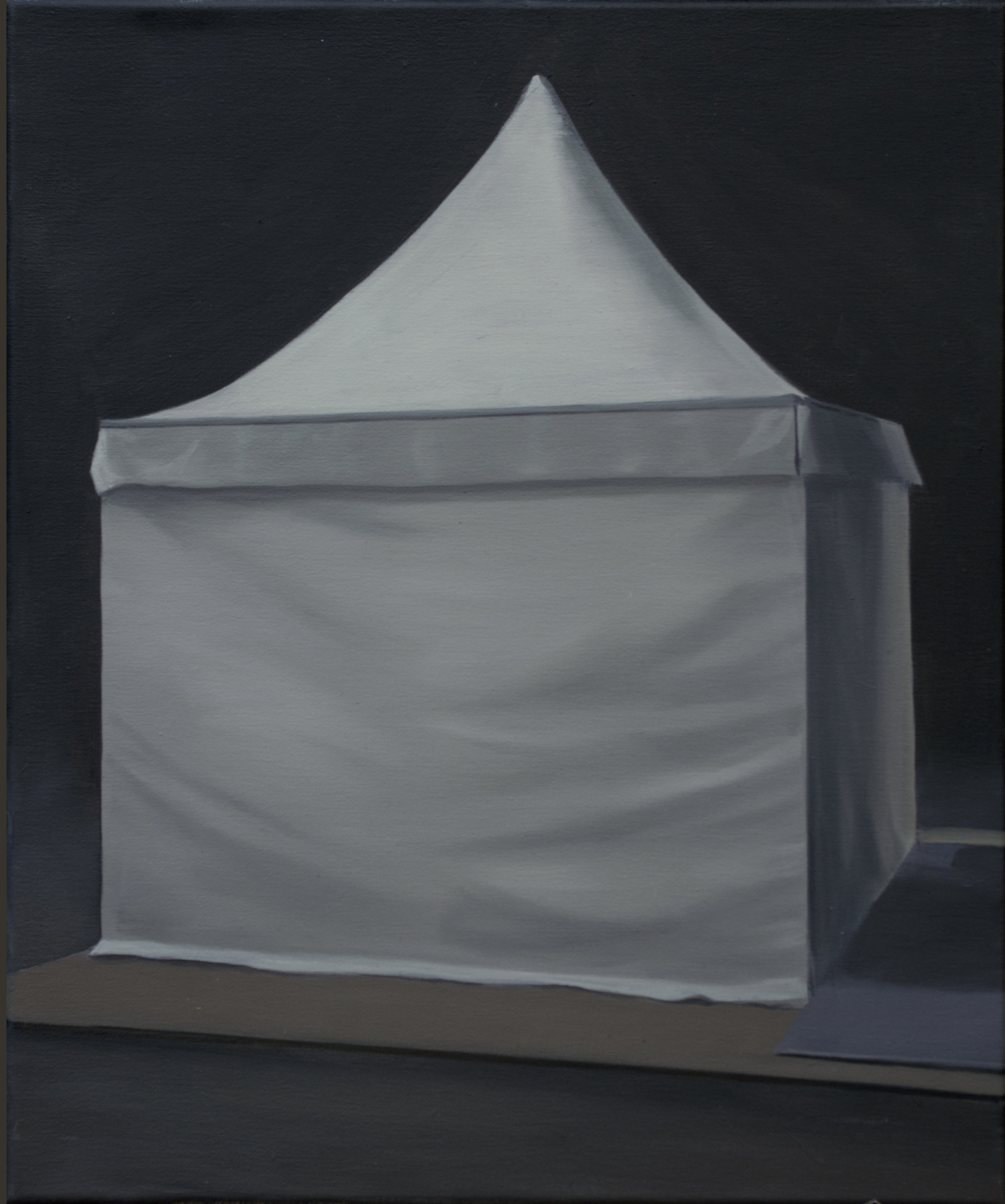 Sentinel IV, oil on canvas, 70x50cm, 2017