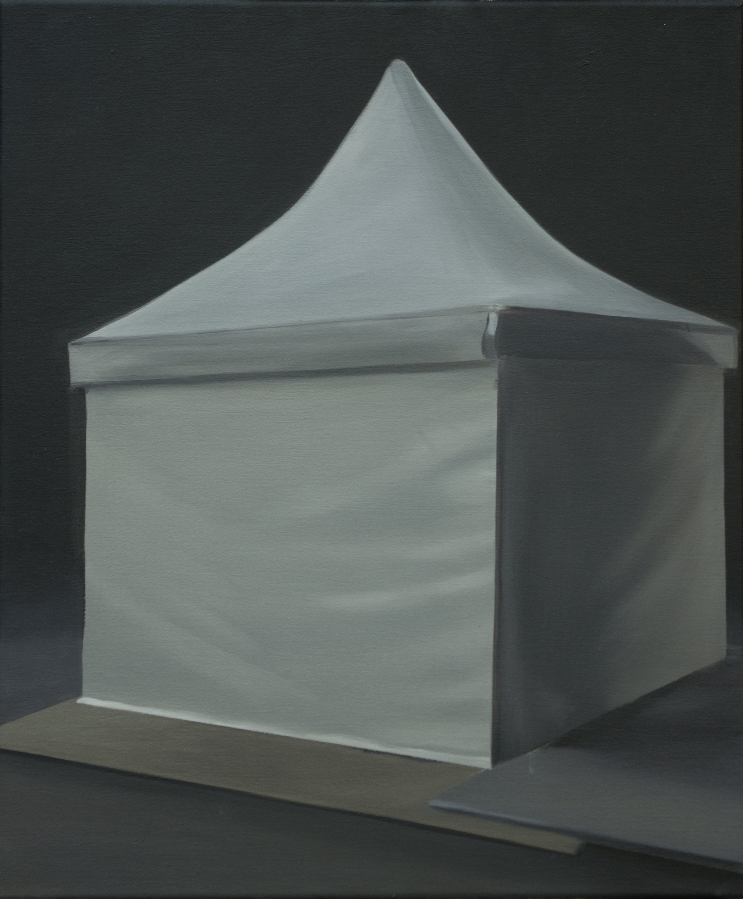Sentinel II, oil on canvas, 70x50cm, 2017