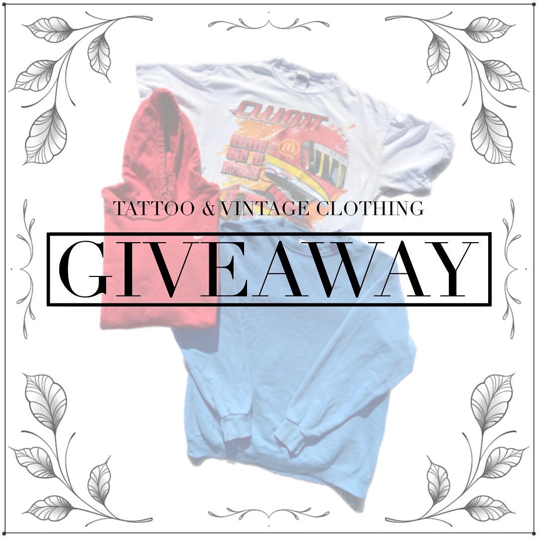 ✨FREE TATTOO &amp; VINTAGE CLOTHING GIVEAWAY ✨

I want to start off by saying THANK YOU to everyone that has supported me through this amazing and fulfilling journey of tattooing, I wouldn&rsquo;t be here if it were for all of you! I appreciate all t