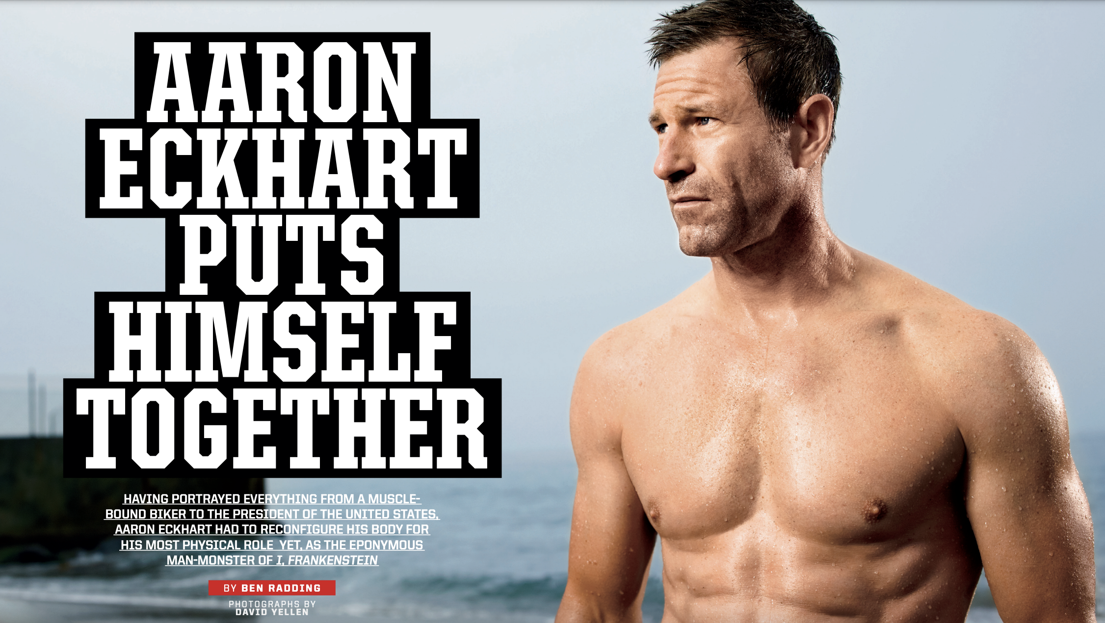 MUSCLE &amp; FITNESS | Aaron Eckhart Profile