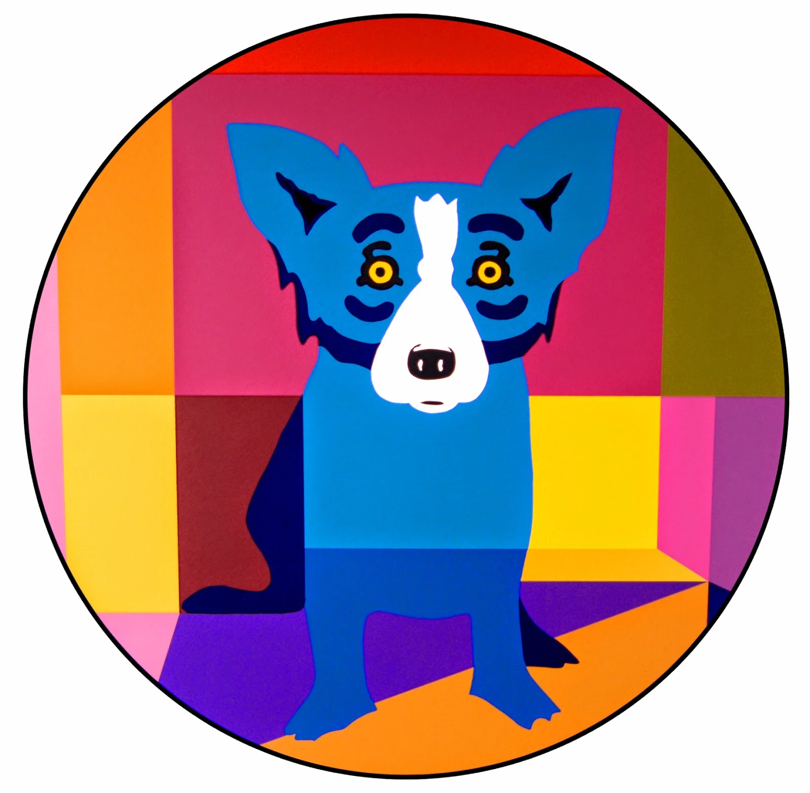 Blue Dog "Circle of Life" by George Rodrigue (2004)