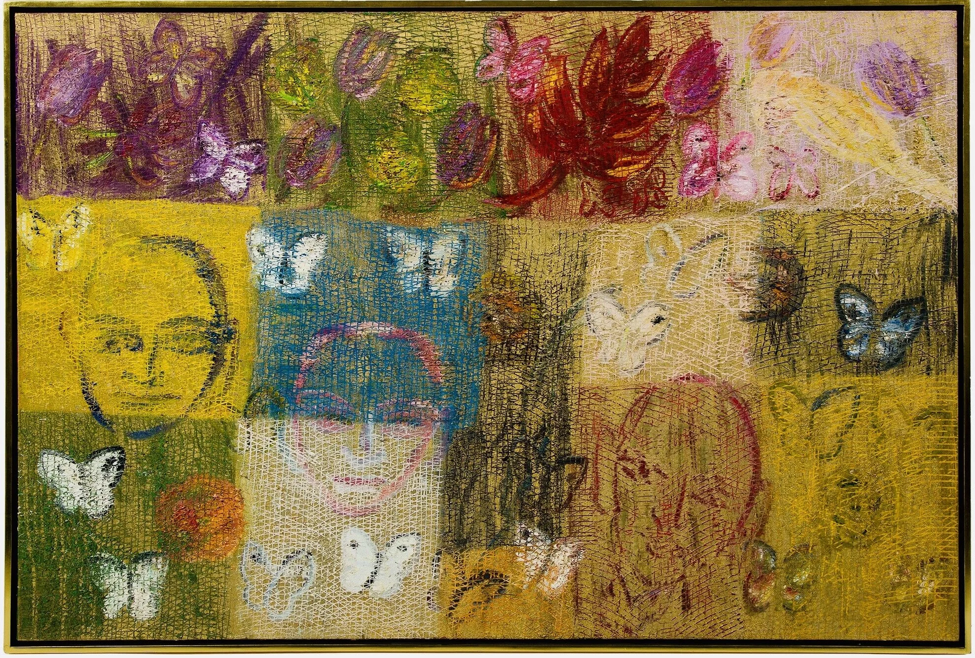 "Bayou Teche," a large original work by Hunt Slonem (2004)