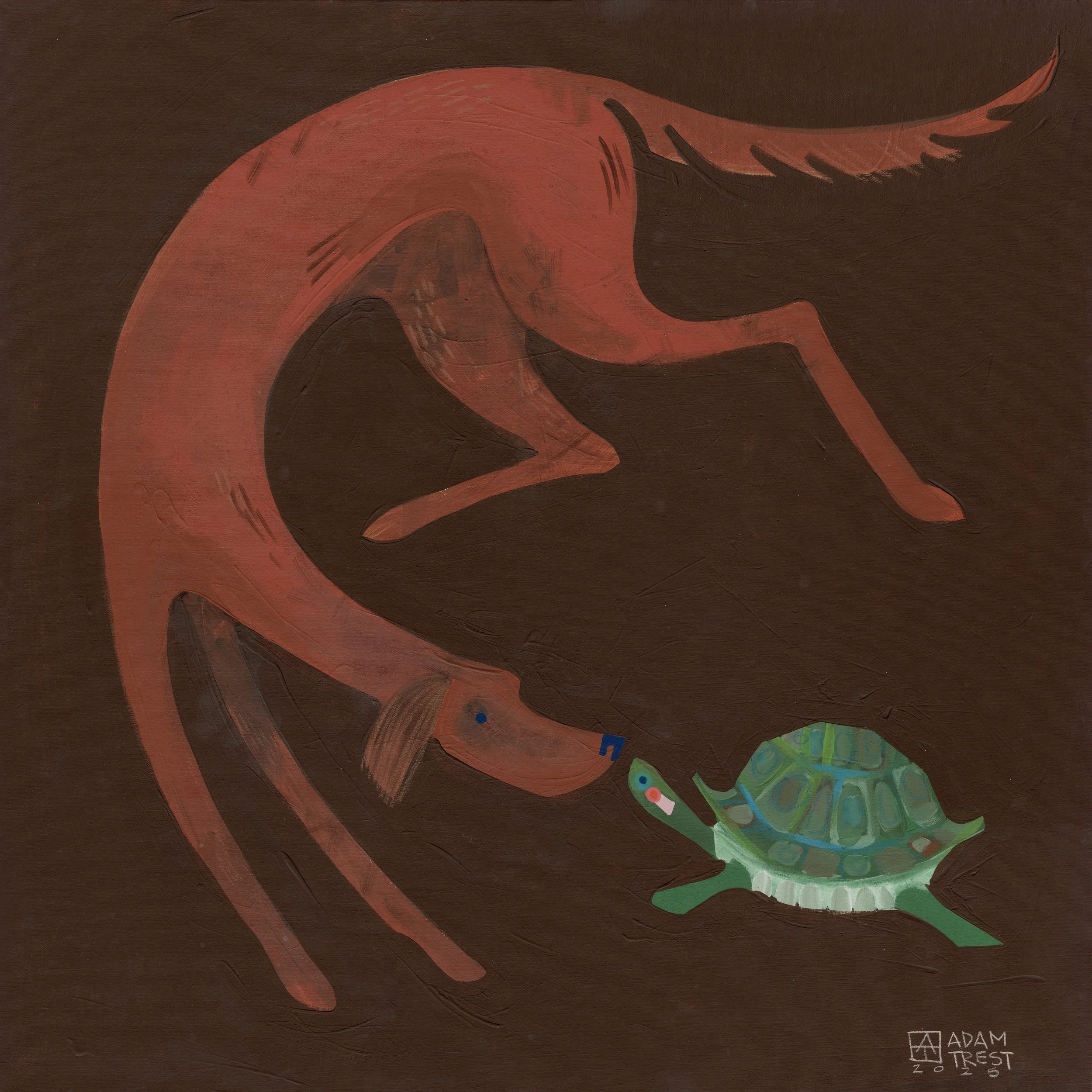 Slow Chase 30x30.JPG