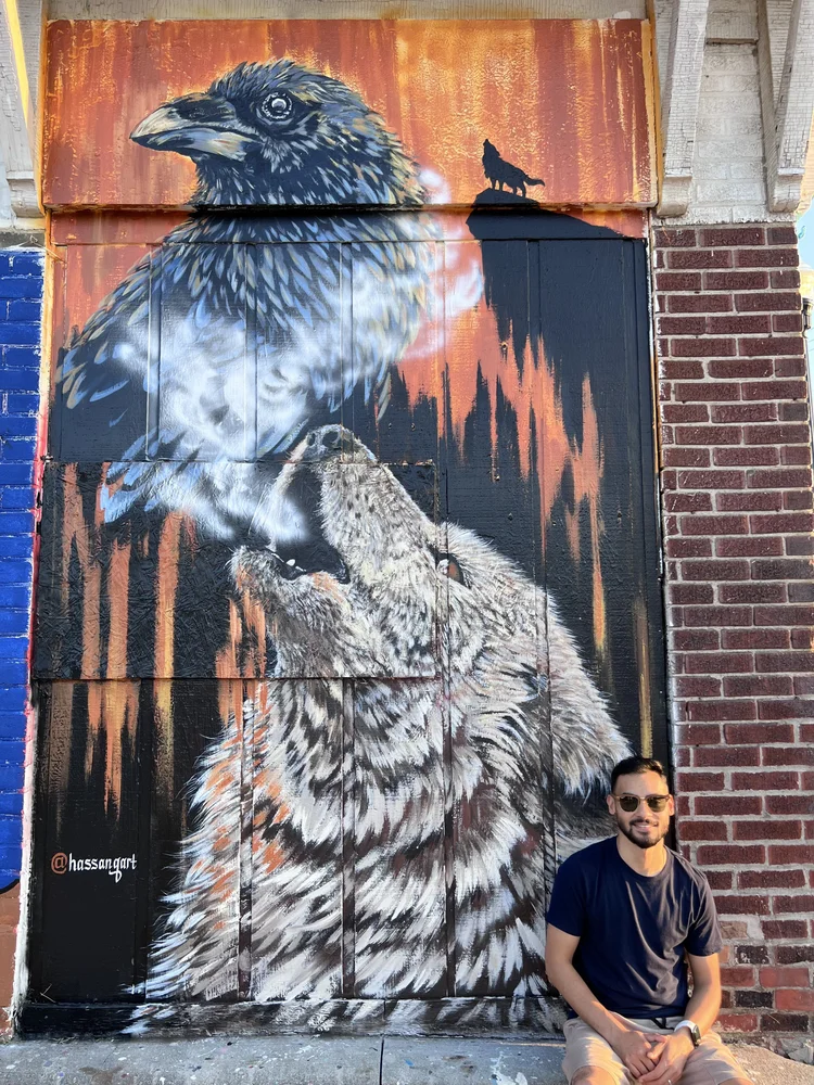 Lone Wolf mural