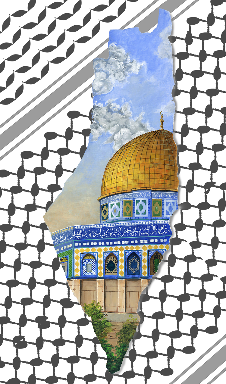 Window of Hope, [11x17 in.], 20% PROCEEDS GO TO UNRWA