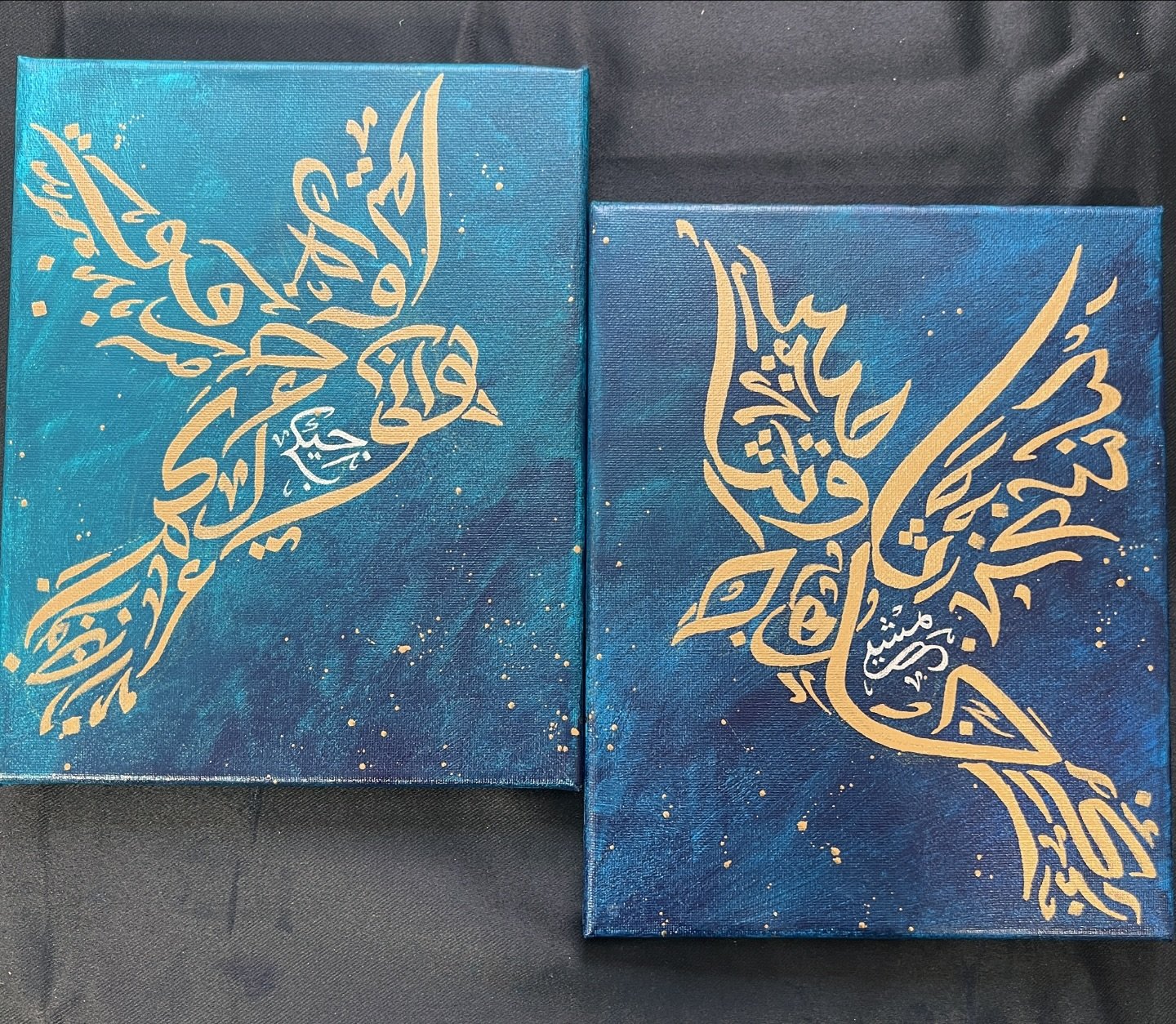 &ldquo;We have created you in pairs&rdquo; - Quran, 78:8
.
.
Personalized Arabic calligraphy wedding gift. Feel free to DM me if interested in your own!