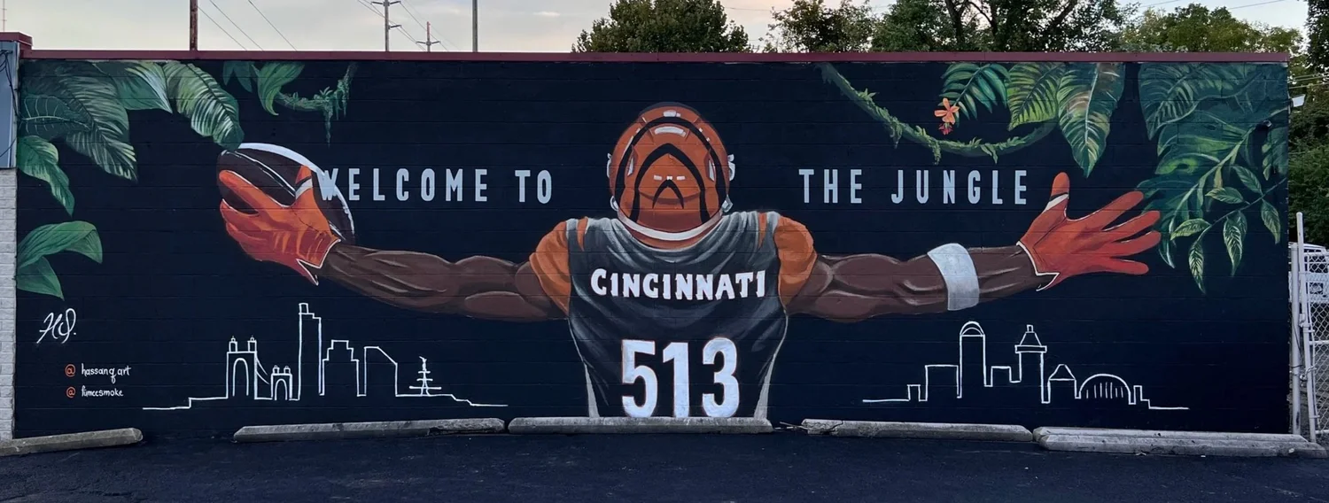Welcome to the Jungle mural