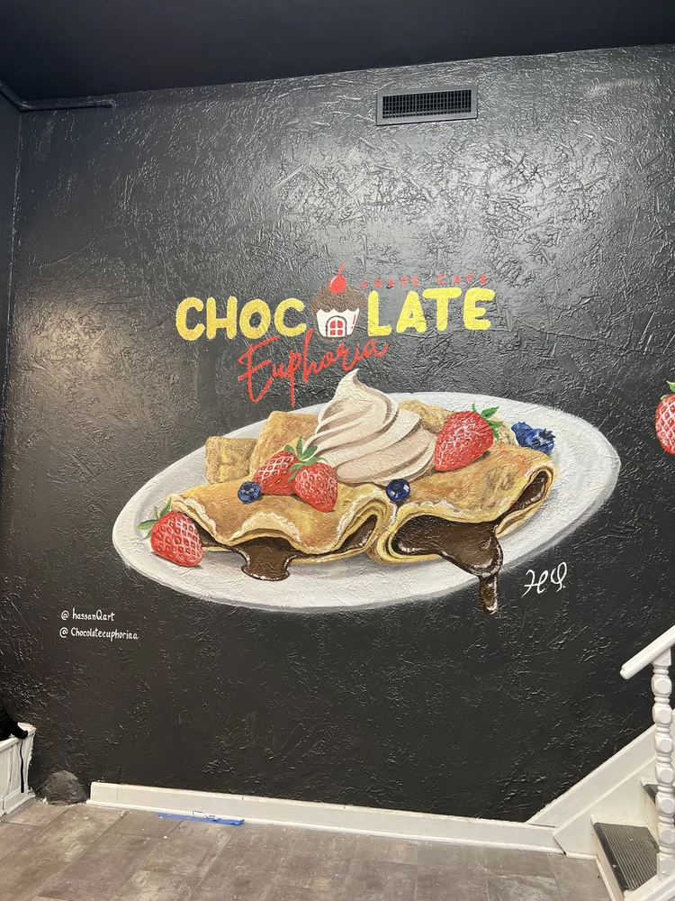 Chocolate Euphoria Cake mural
