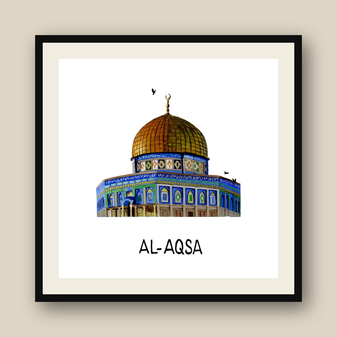alaqsa_dome_framed_eggshell_beige.png