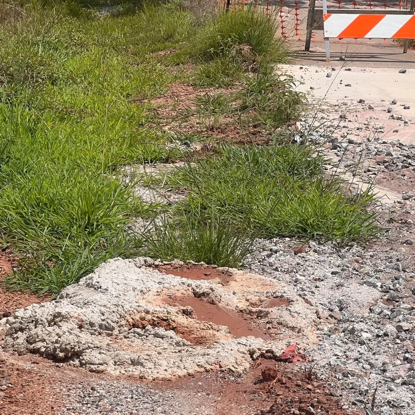 Concrete washout