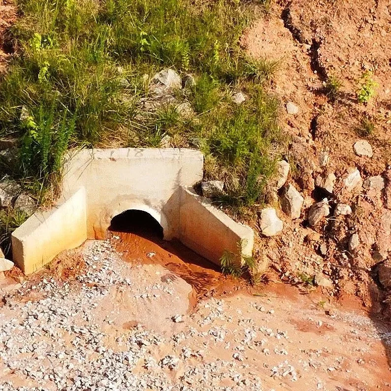 Sediment in pipe