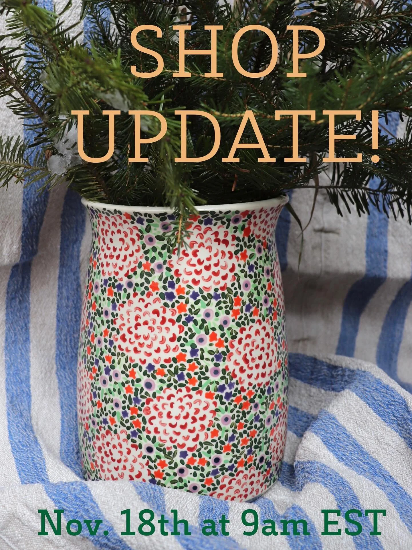 Tuesday morning, 9am!