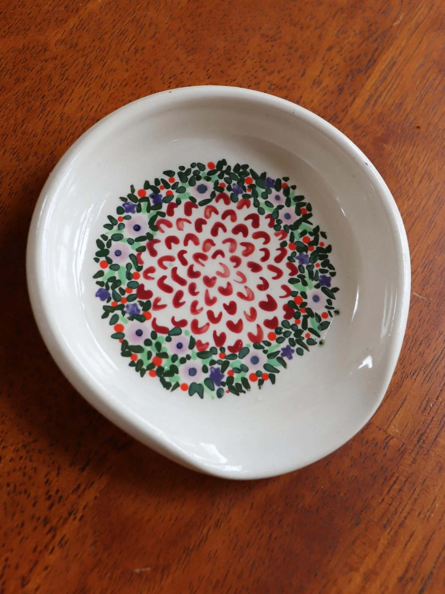 Holiday floral spoon rest 🥄