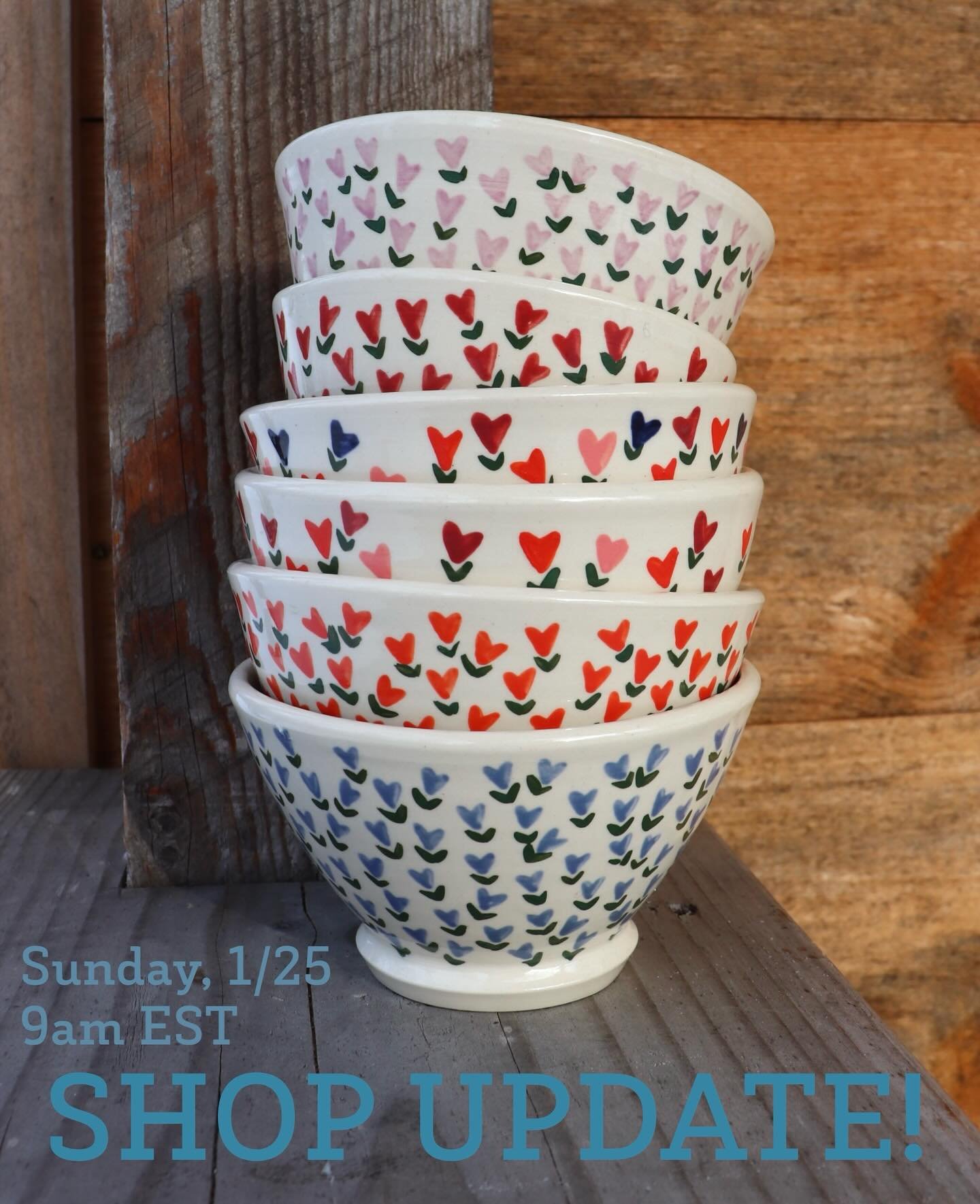 Sunday morning, 9am! 💌