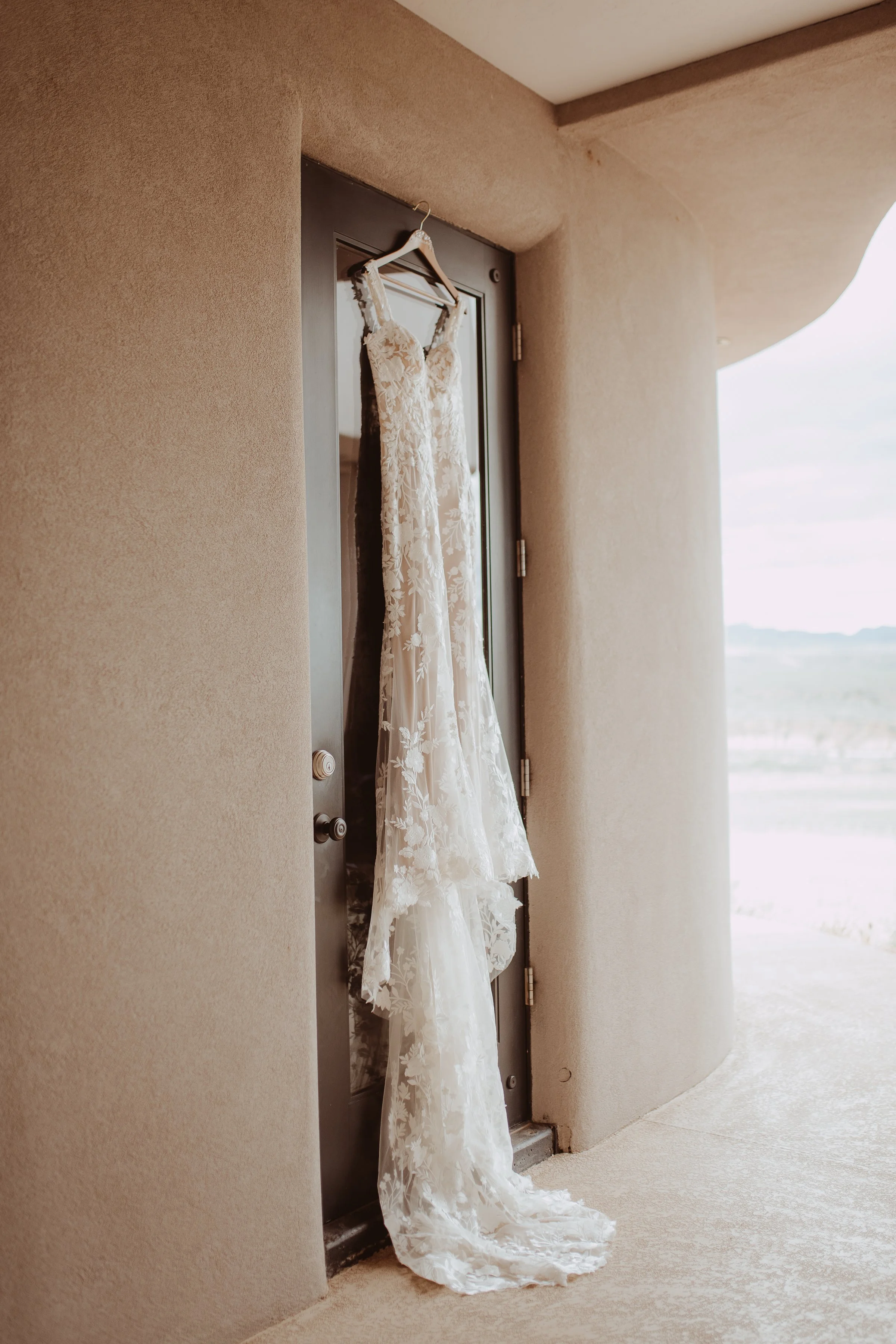 Hanging Wedding Dress