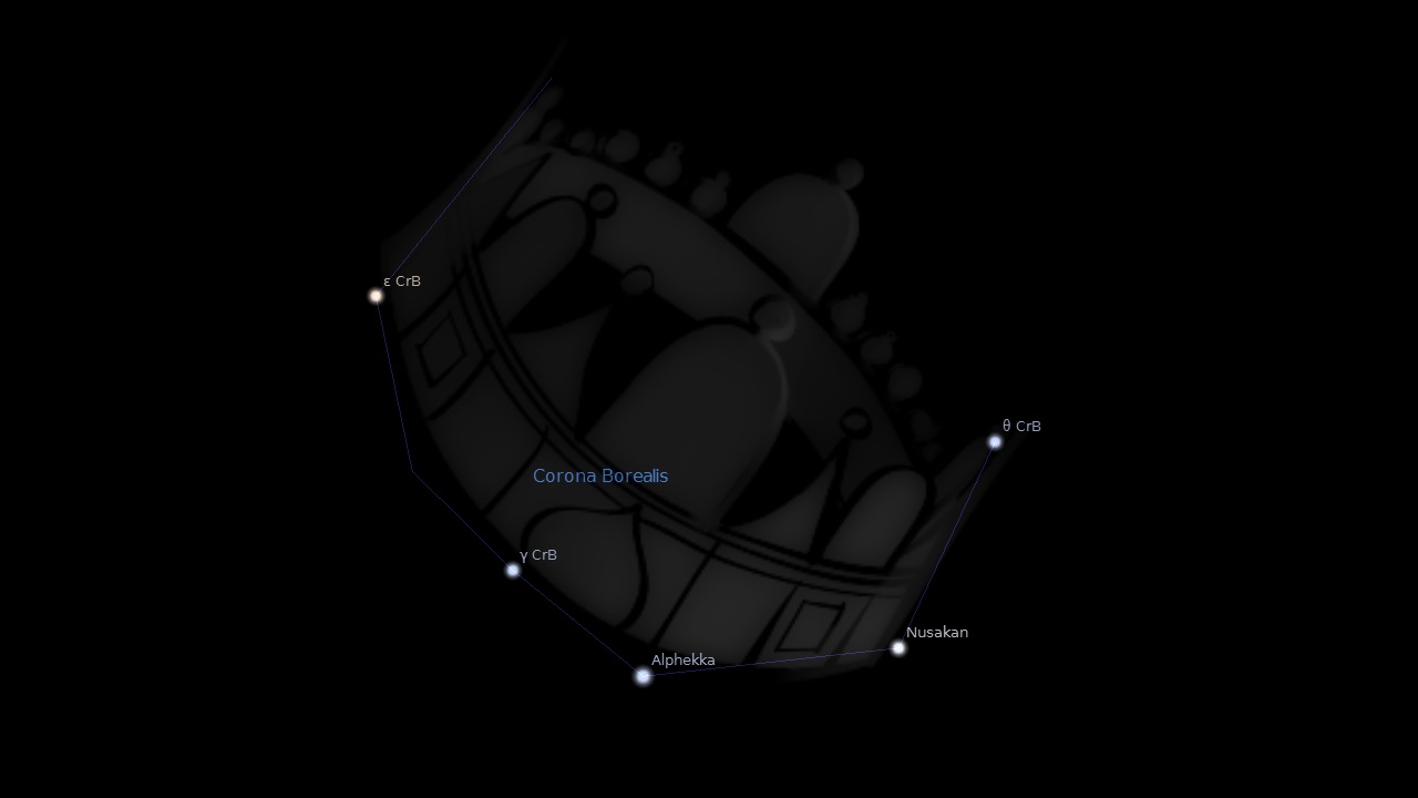 Alphecca Star [Stellarium]