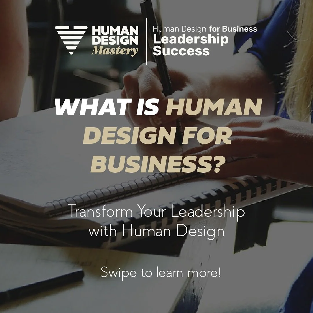 📢 Unlock Your Leadership Potential with Human Design Mastery! 🌟

Ready to transform your business and align your unique strengths? Whether you&rsquo;re a solopreneur, part of a partnership, or leading a team, Human Design offers powerful insights t