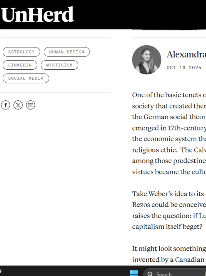 UnHerd Called Human Design “Religion for the LinkedIn Class”  Here’s Why Only the Original Human Design System Can Guide Us Through the 2027 Mutation
