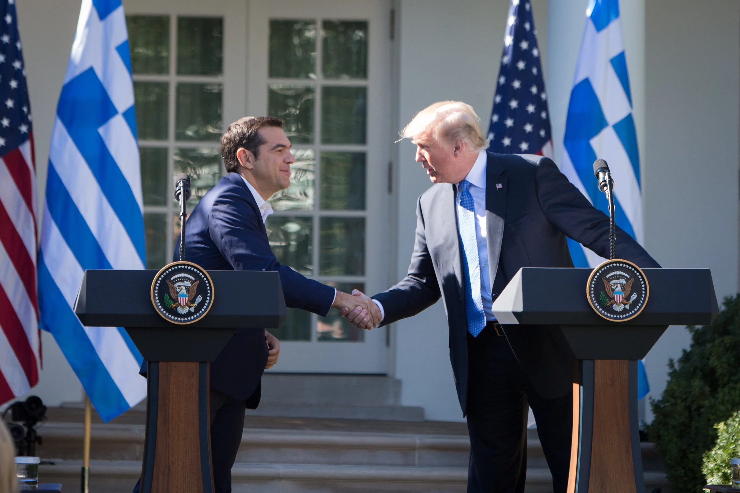 Trump Meeting Tsiprars Oct 17