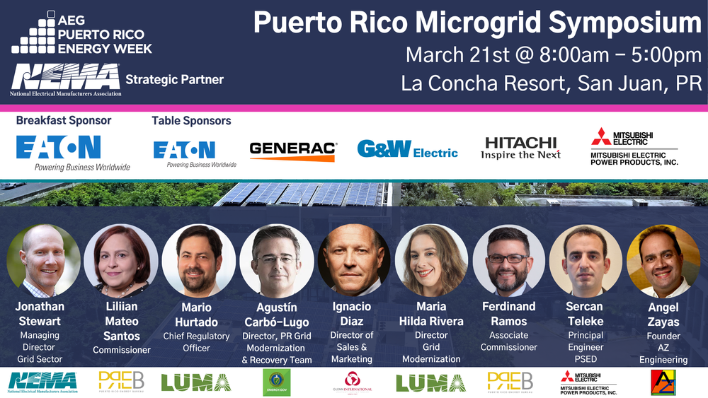 Puerto Rico Microgrid Symposium PR Energy Week 24 Participate