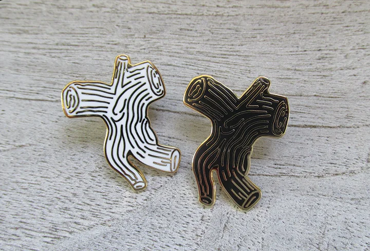 Black and White LogJam Pin Grouping on Wood Grain.72.jpg