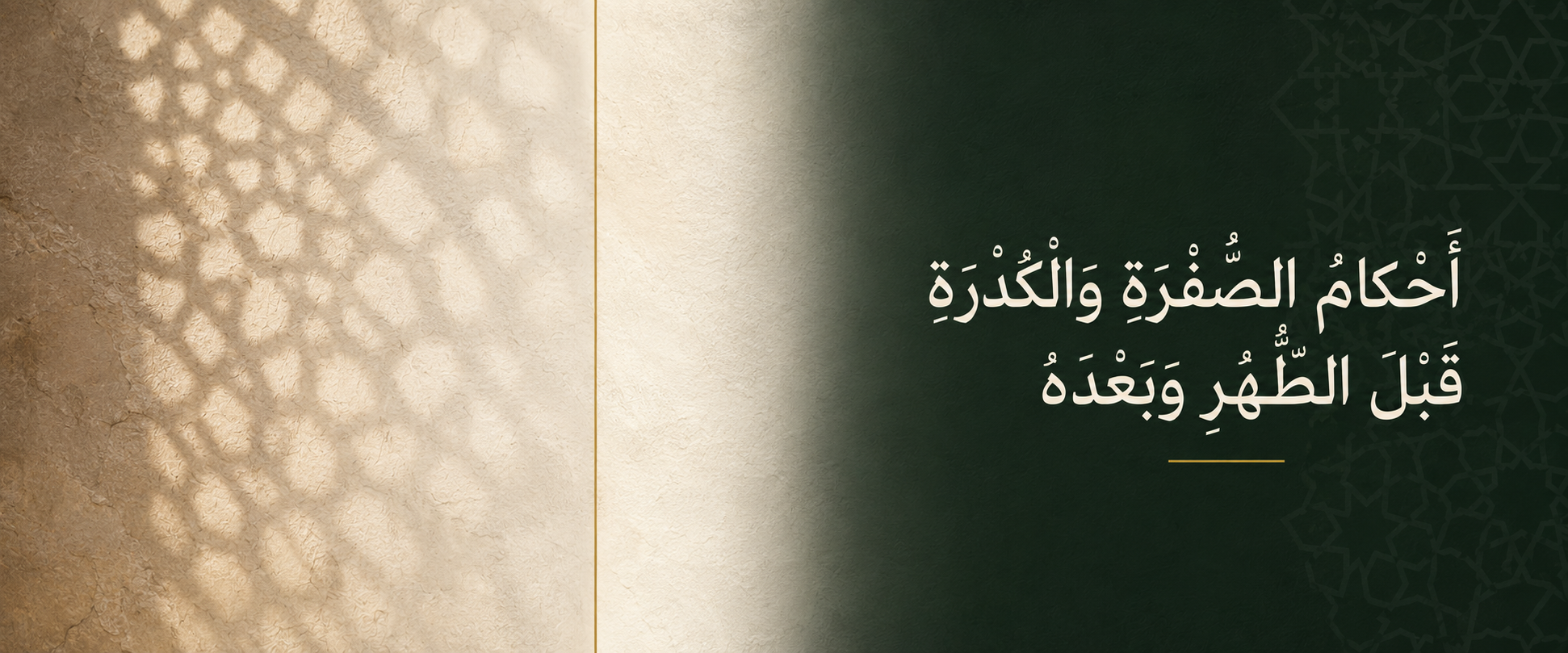 أحكام الصفرة والكدرة قبل الطهر وبعده.png