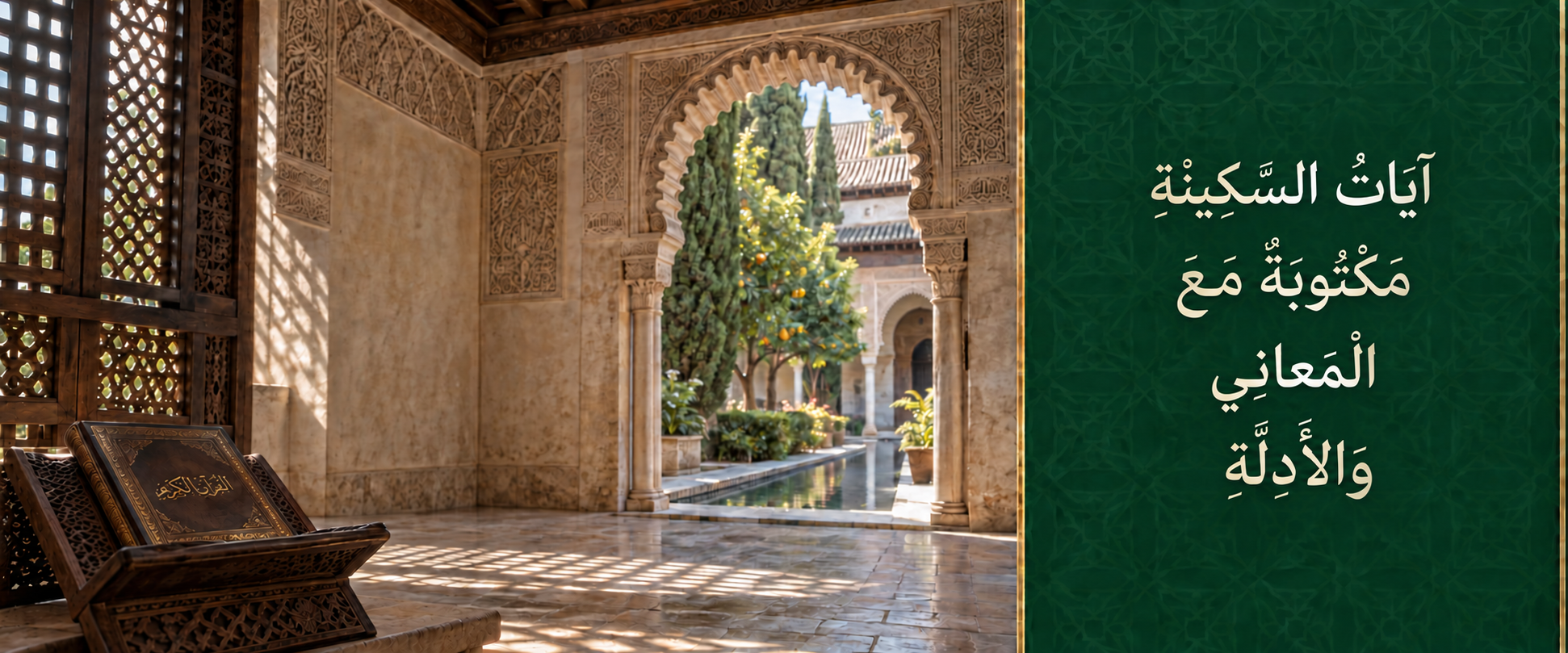 آيات السكينة مكتوبة مع المعاني والأدلة.png