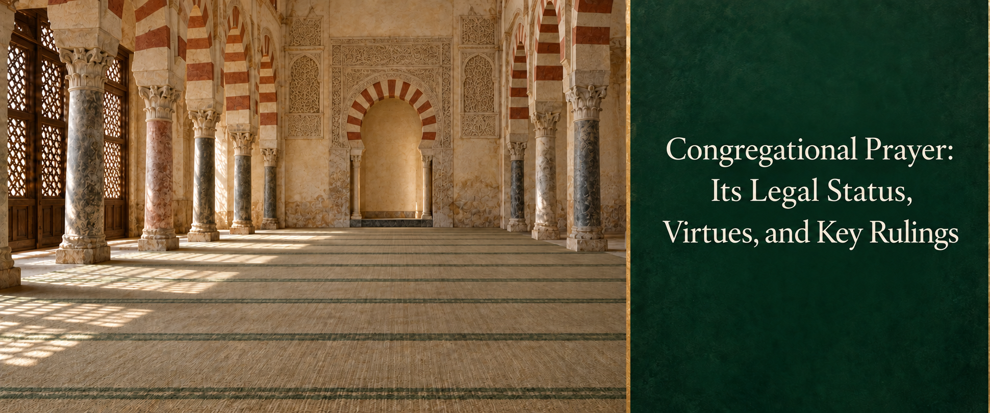 Congregational Prayer: Its Legal Status, Virtues, and Key Rulings.png