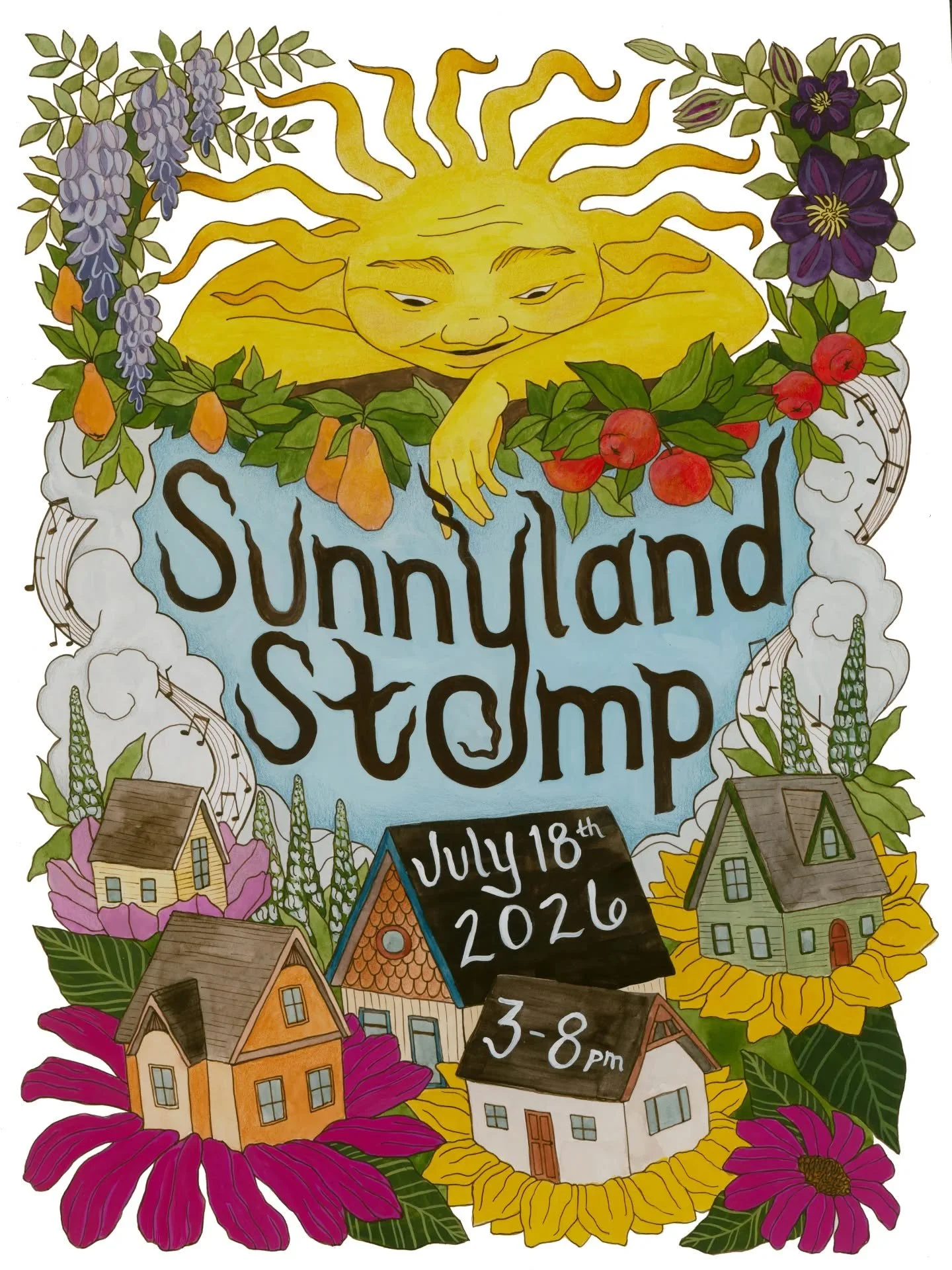 ☀️ Here comes the sun 🌻🏡🎶 It seems like years since it's been here - It's alright, we're back for a golden celebration - The 18th @sunnylandstomp on July 18, 2026!! ✨ Little darlin', mark your calendar for your favorite neighborhood celebration! ?