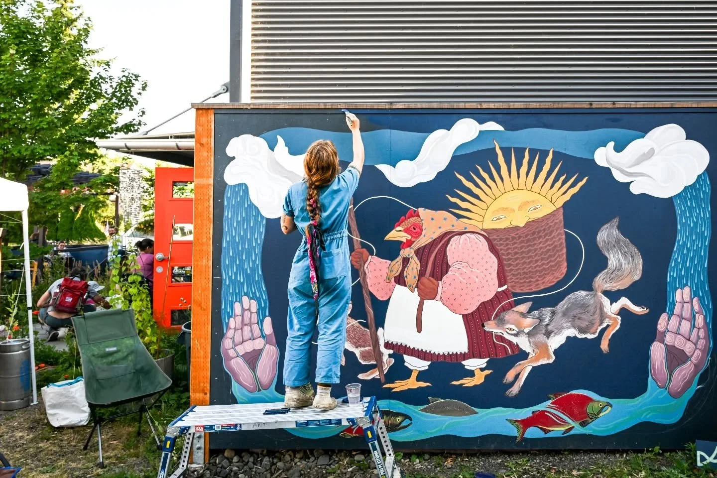 👩🏻&zwj;🎨 Meet the 2026 Poster Artist: Sage Zahorodni (@damp.earth) ✨

Sage has been connected to the Sunnyland Neighborhood for the past six years working at the @gardenspotnursery 🪴 Sage has enjoyed the Sunnyland Stomp as the employee of a Stomp