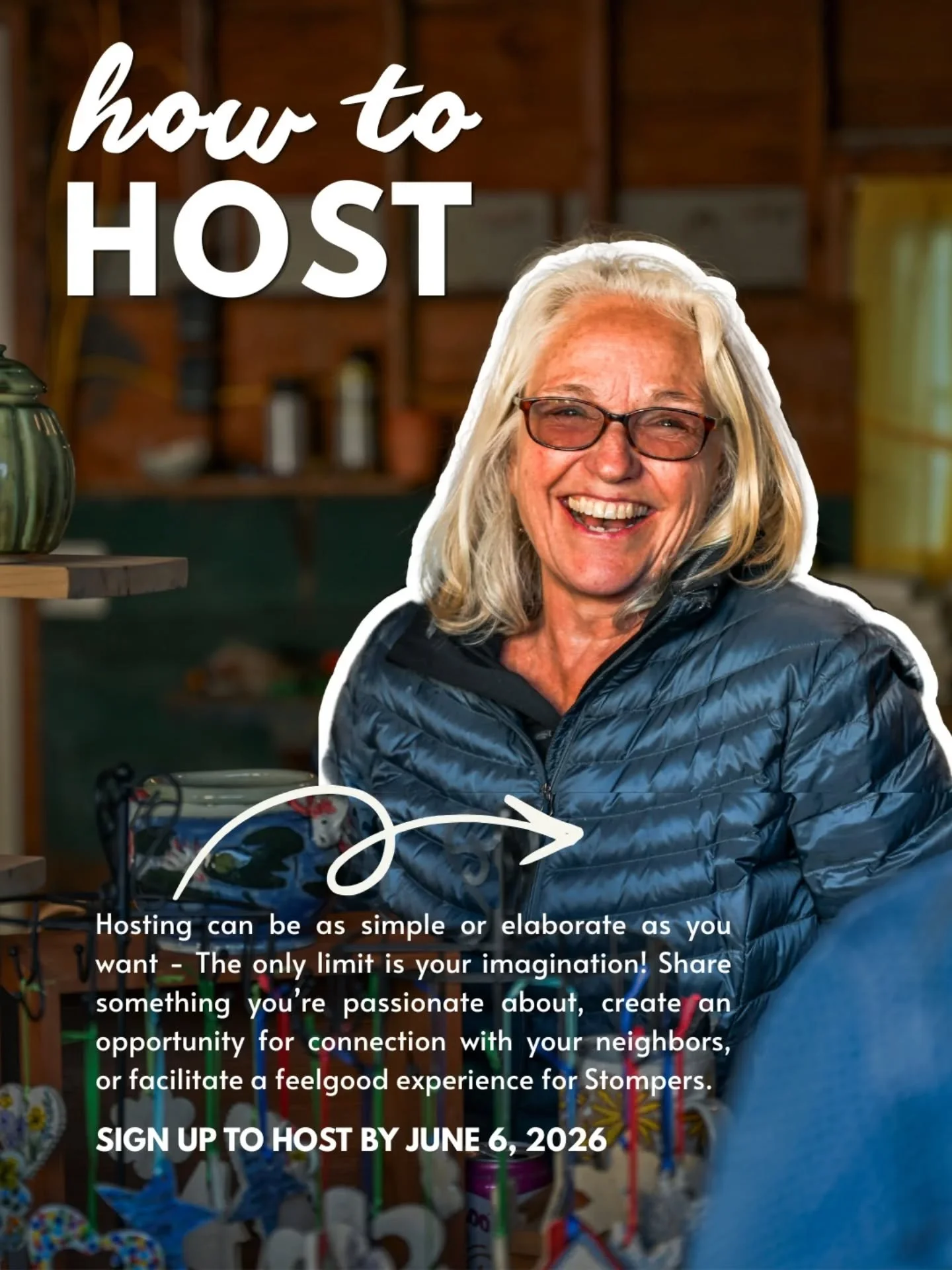 How to Host 🏡📍 There are really no instructions - Any form of creative expression is welcome, the only limit is your imagination! Swipe through for some inspiration ✨ to get those ideas flowing for an awesome Stomp Stop to share with the neighborho