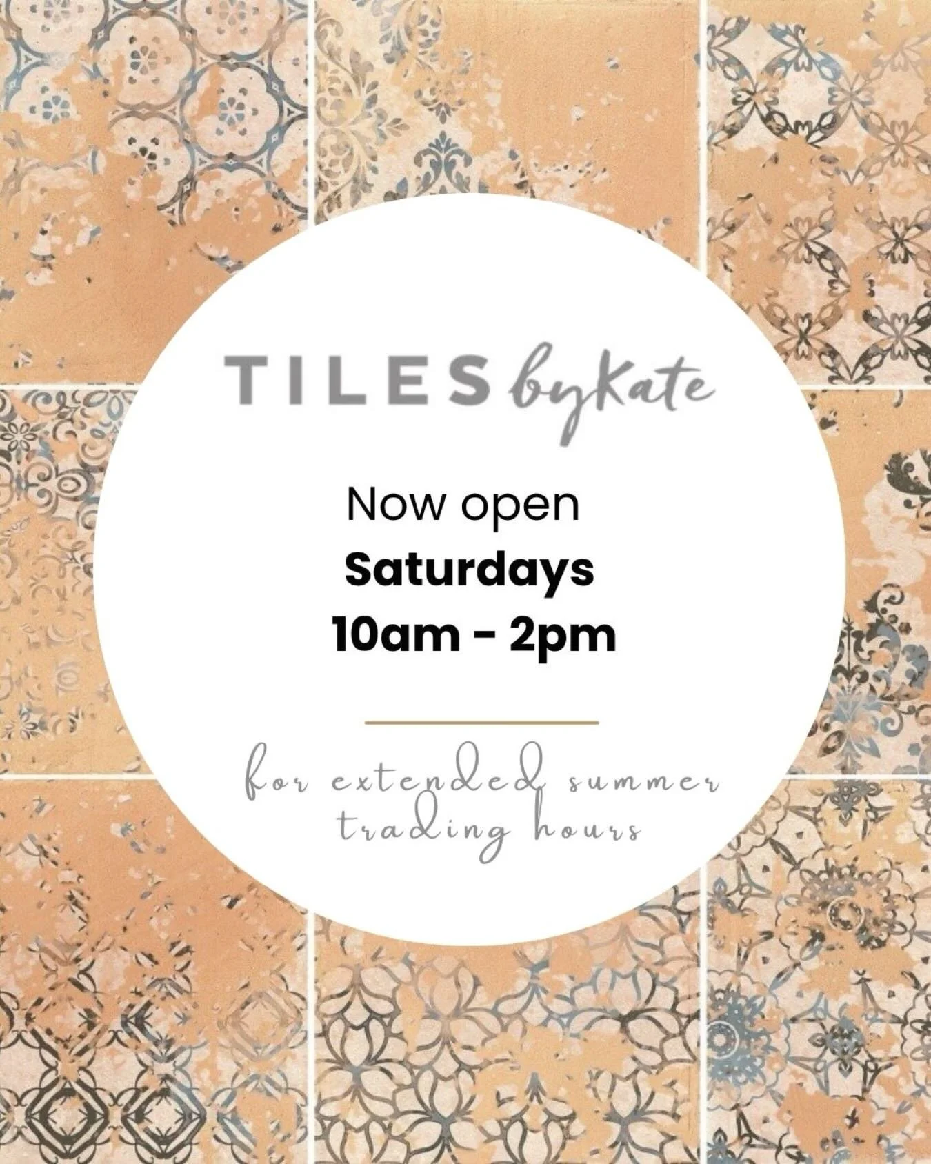You asked&hellip; and we&rsquo;ve heard you 🧡
As of this weekend, we are opening our doors on Saturdays, from 10am-2pm. Walk-ins welcome - we can&rsquo;t wait to see you!

#weekendrenovator #northernbeachestiles #sydneytiles #designtiles #renovation