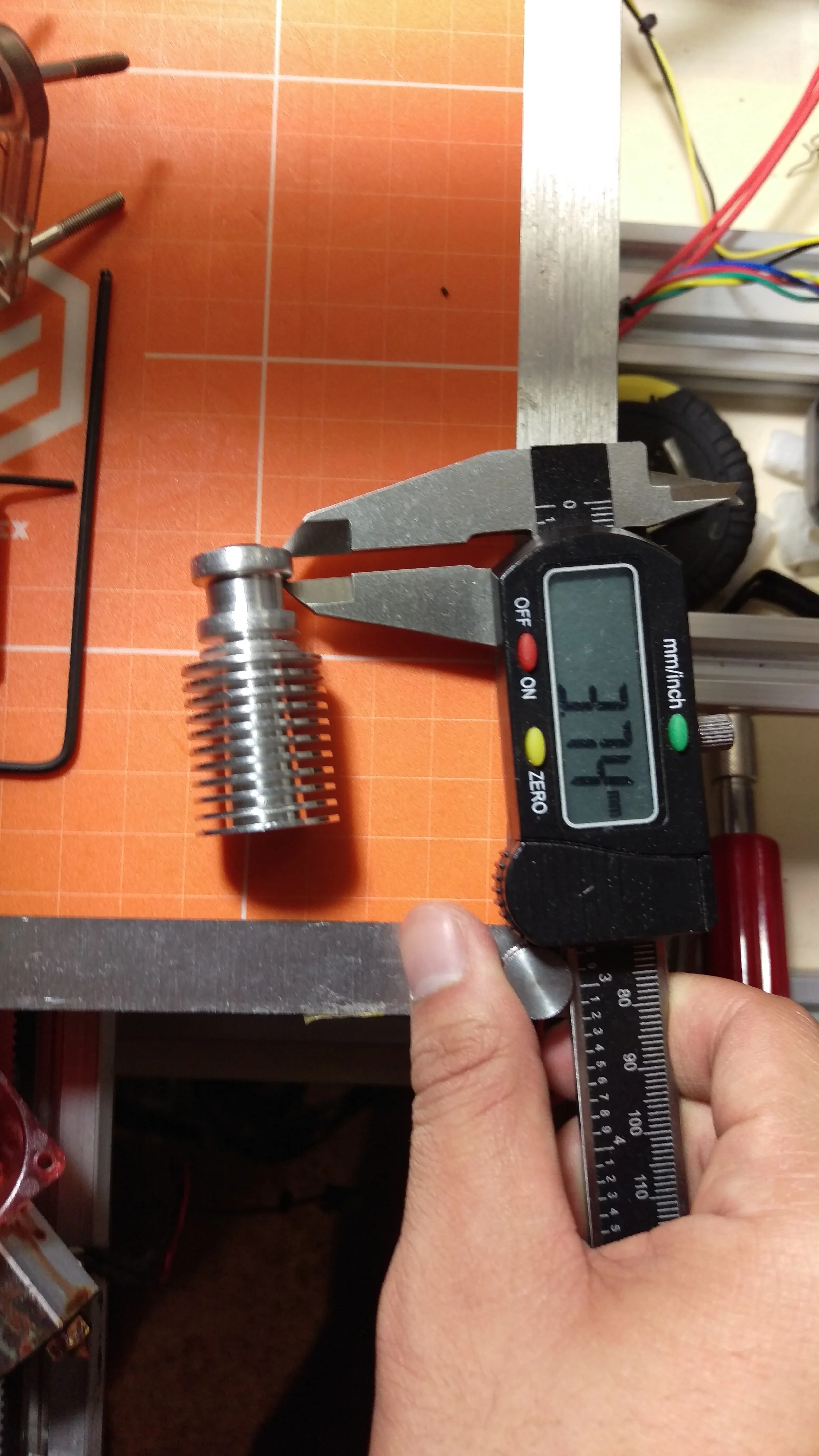 Spare #1. 3.74mm flange thickness.