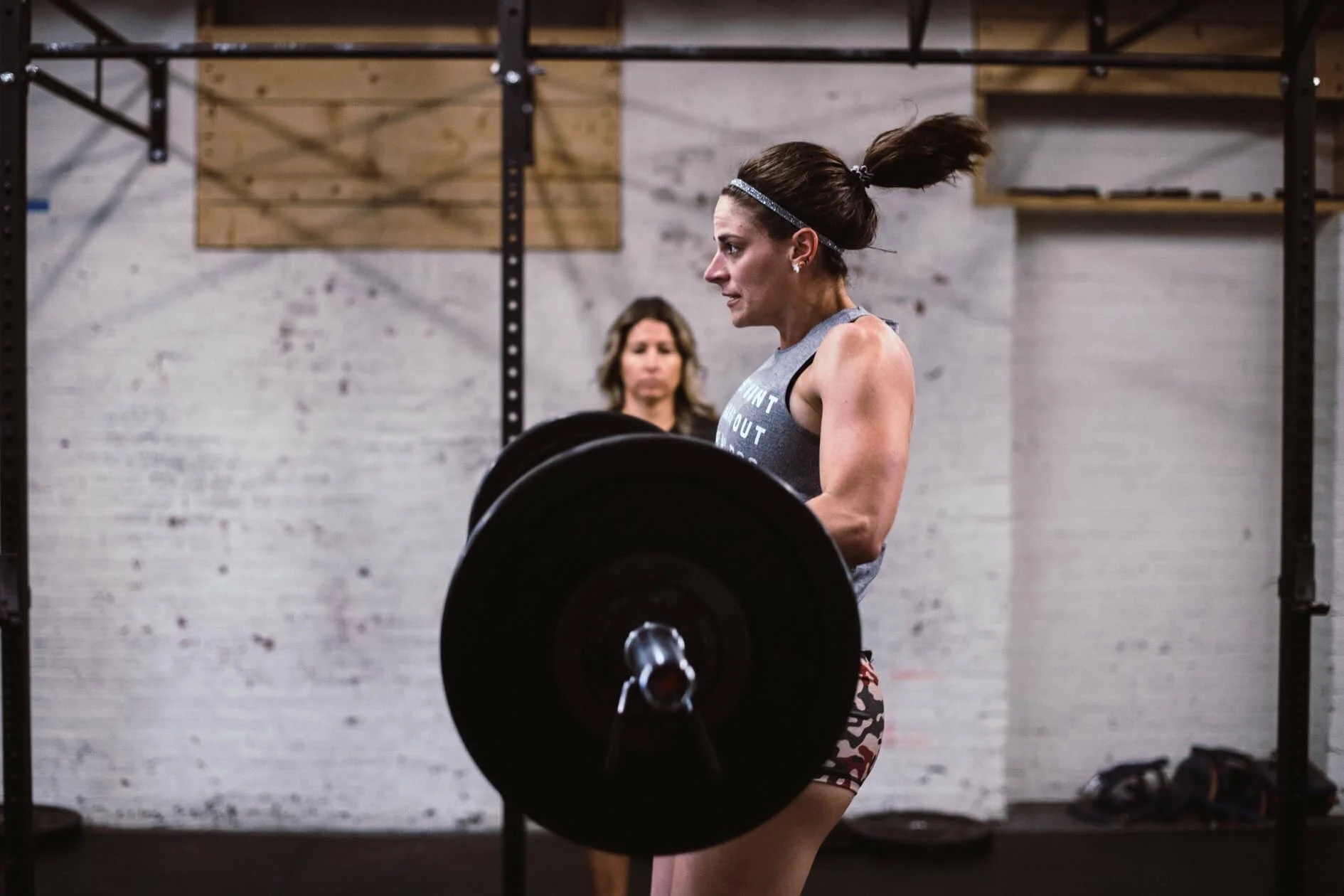 Sallie working on her lifts, and training with purpose.