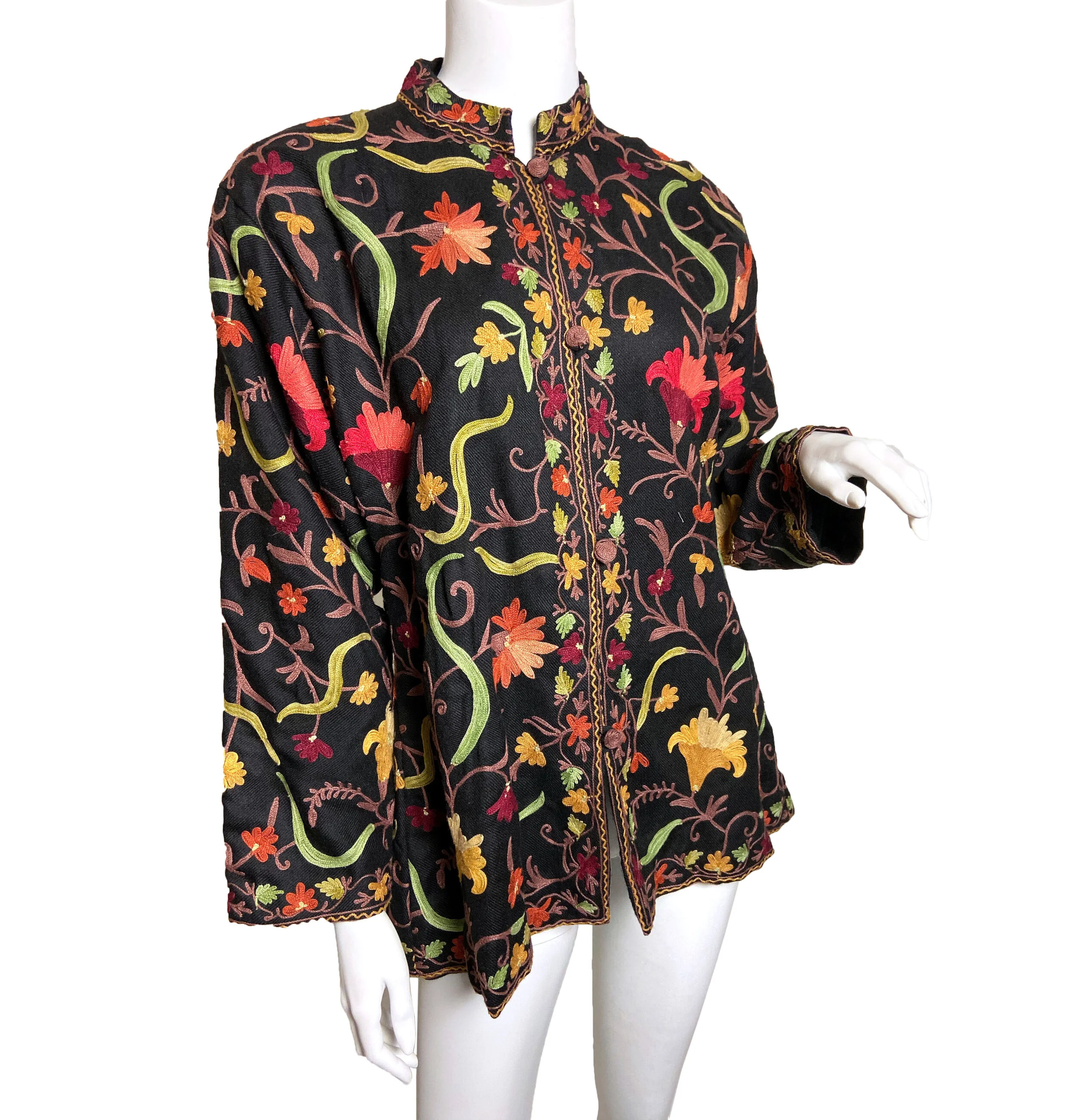 black kashmiri jacket