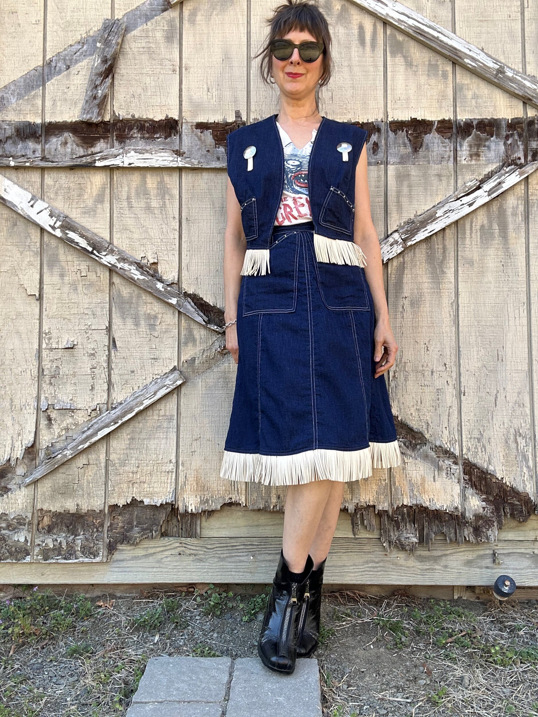 1980s Pioneer Wear denim set