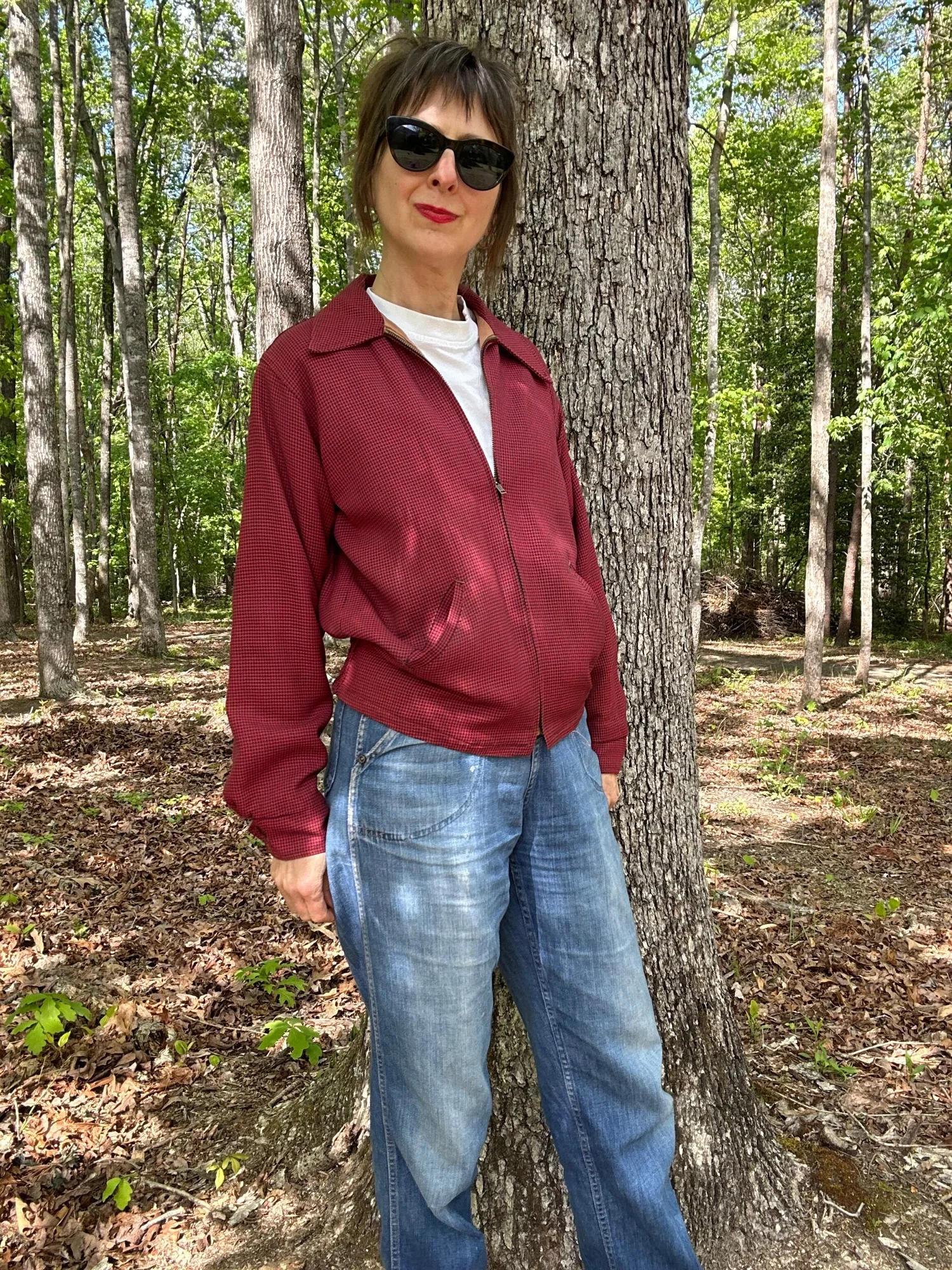 1950s Houndstooth Ricky Jacket — Noble Vintage Clothier