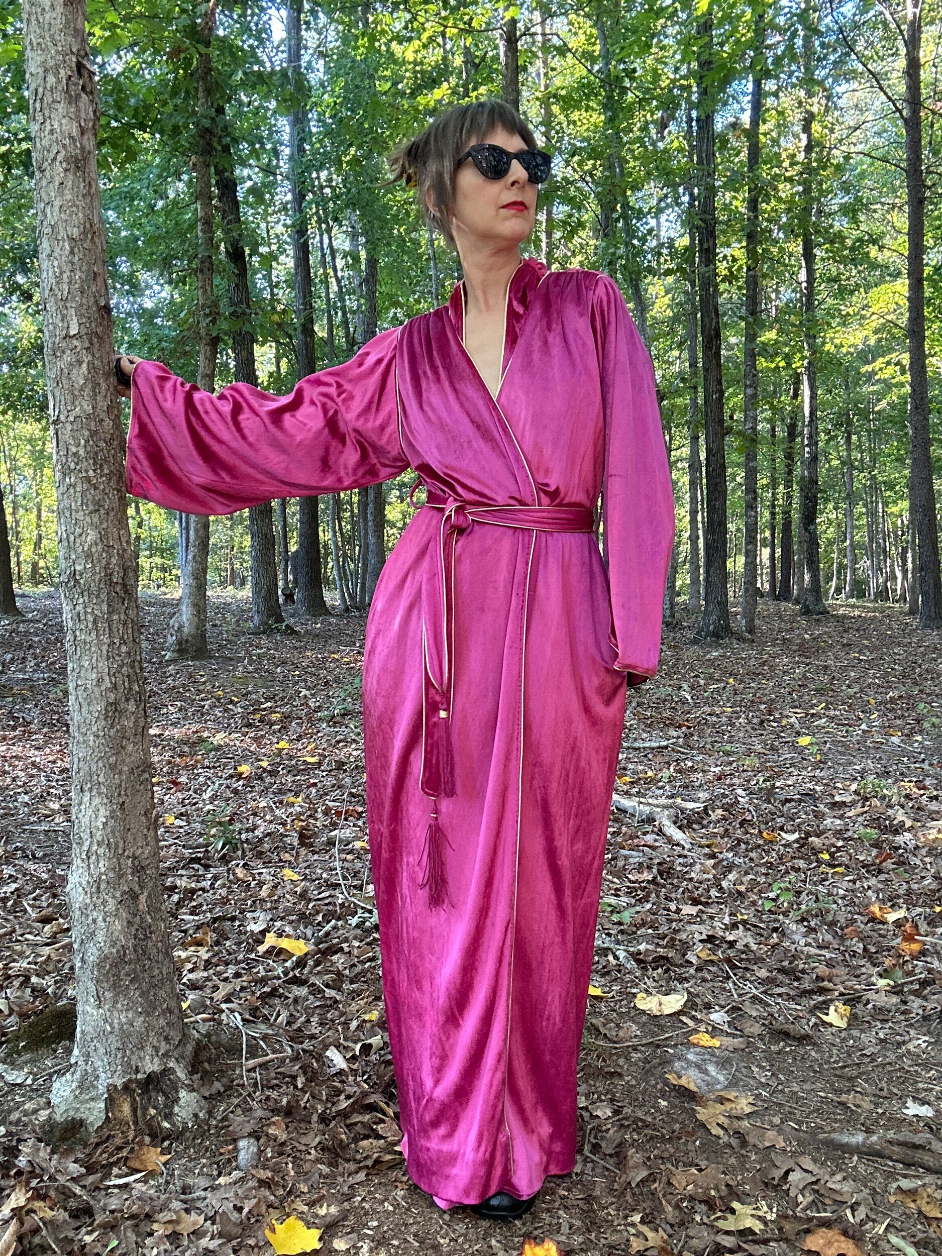 Late 70s Bill Tice Velour Robe