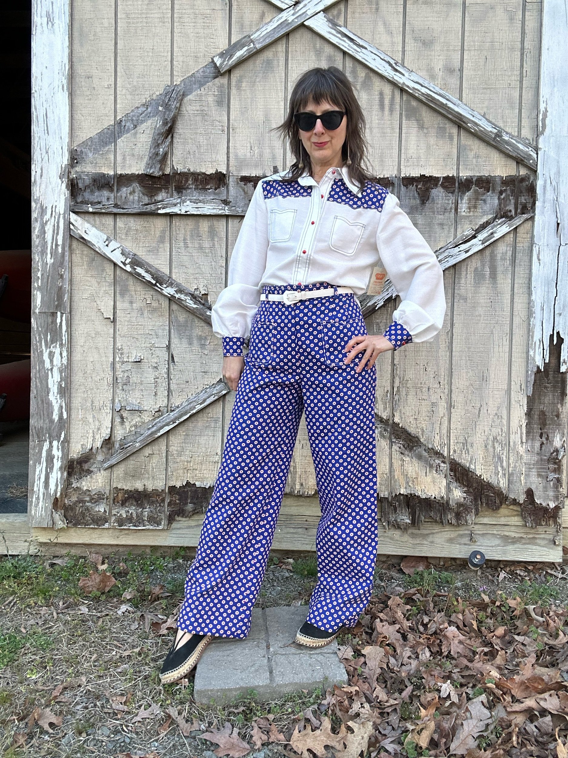1970s Pat Sandler for Pat's Place Pant Set