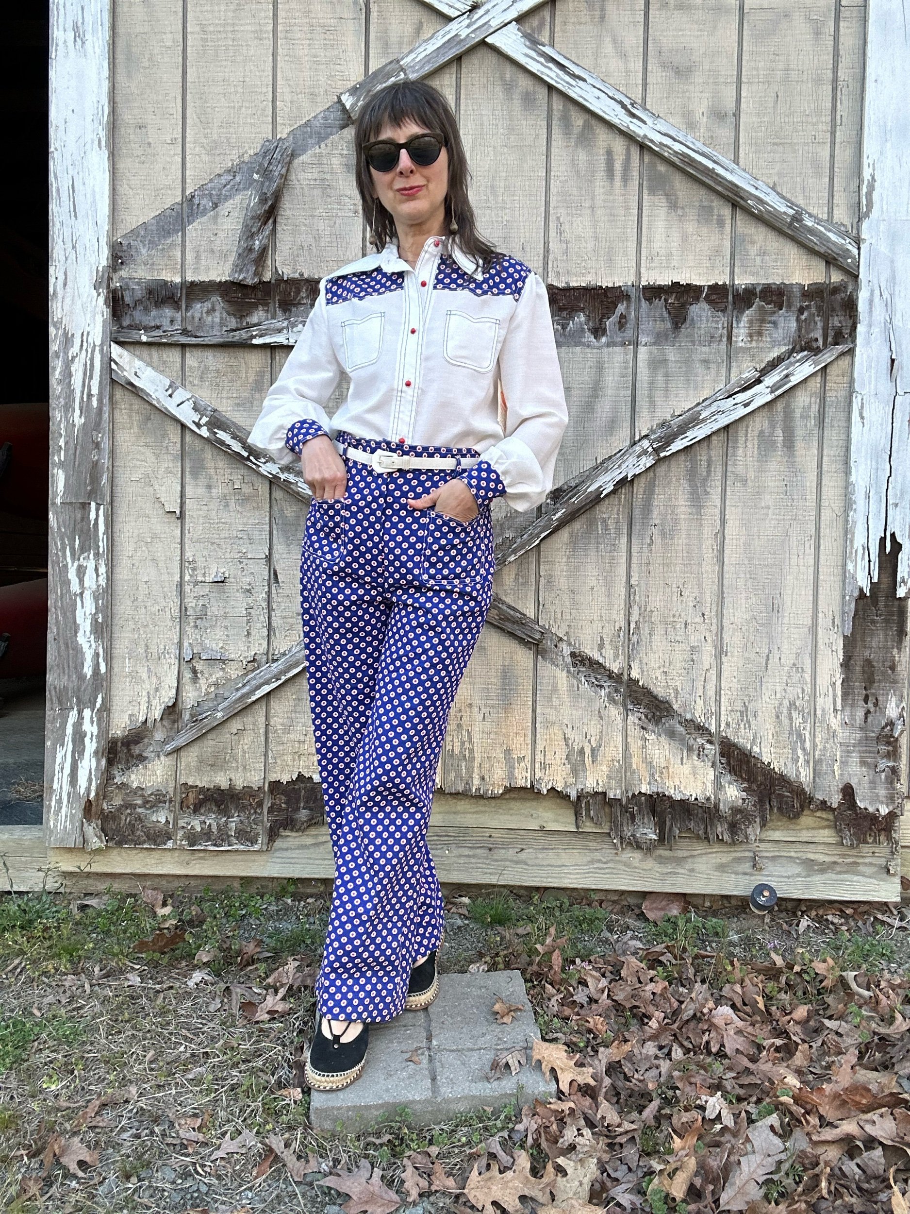 1970s Pat Sandler for Pat's Place Pant Set