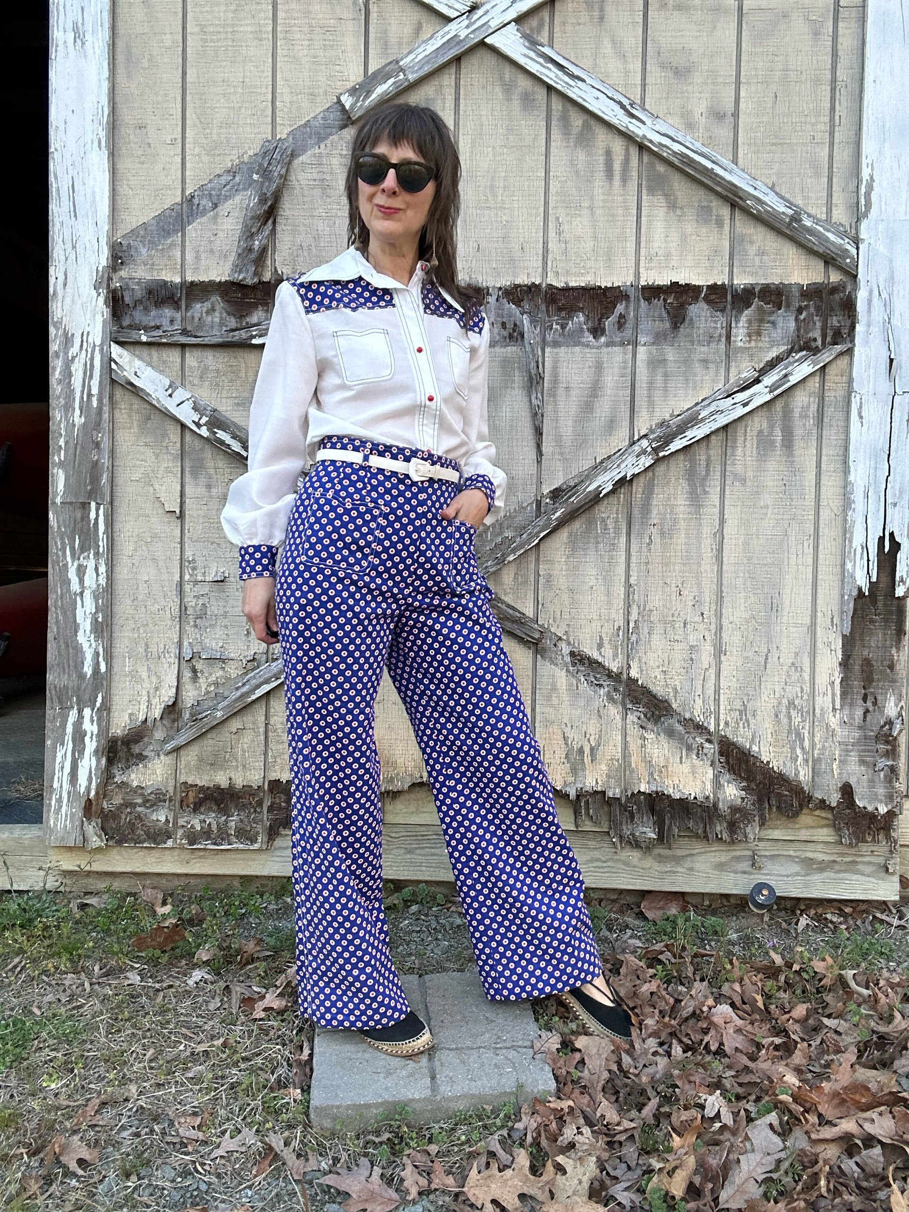 1970s Pat Sandler for Pat's Place Pant Set