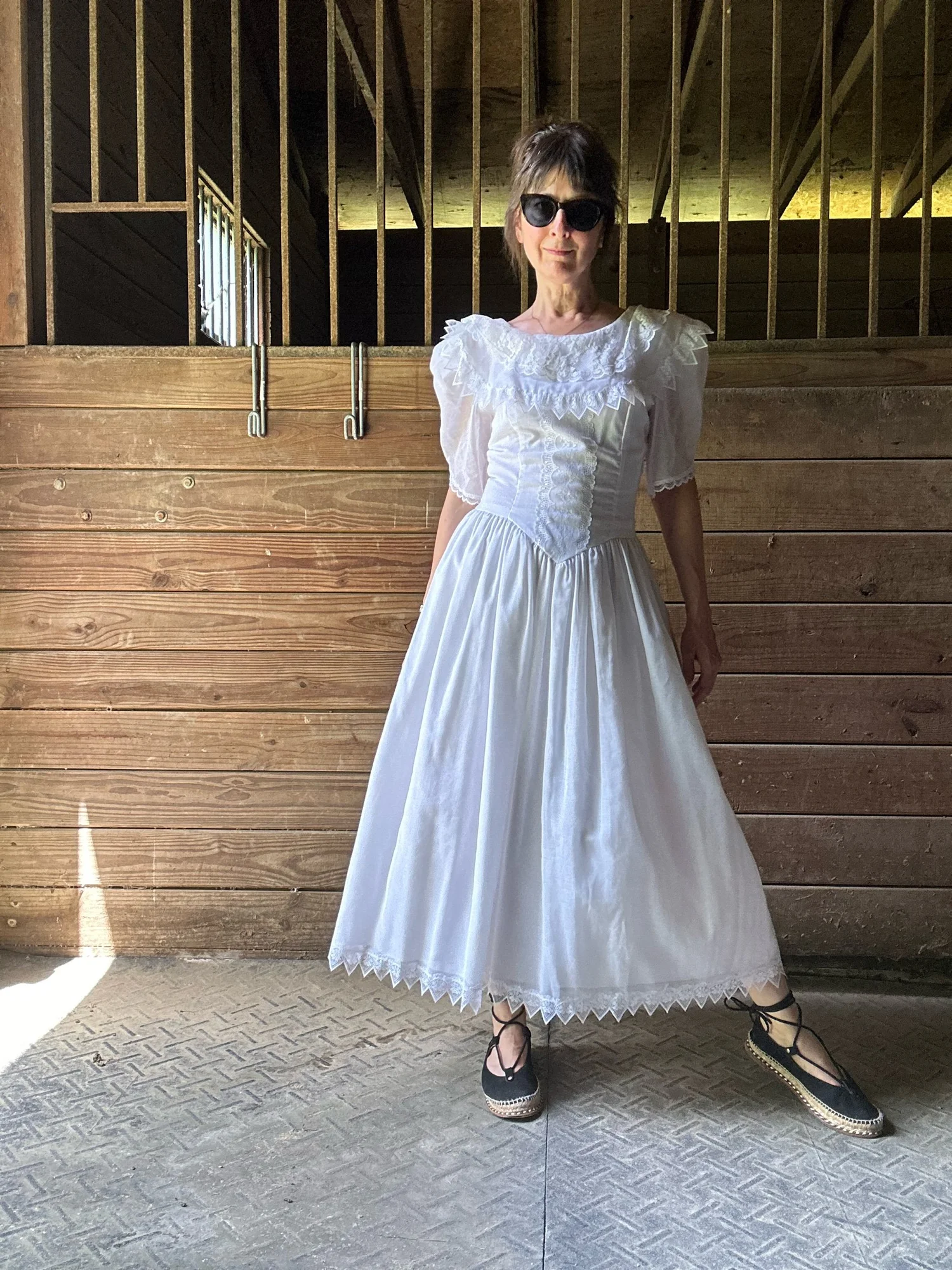 vintage Gunne sax パフスリーブ  レースブラウス vintage Gunne sax パフスリーブ レースブラウス - メルカリ