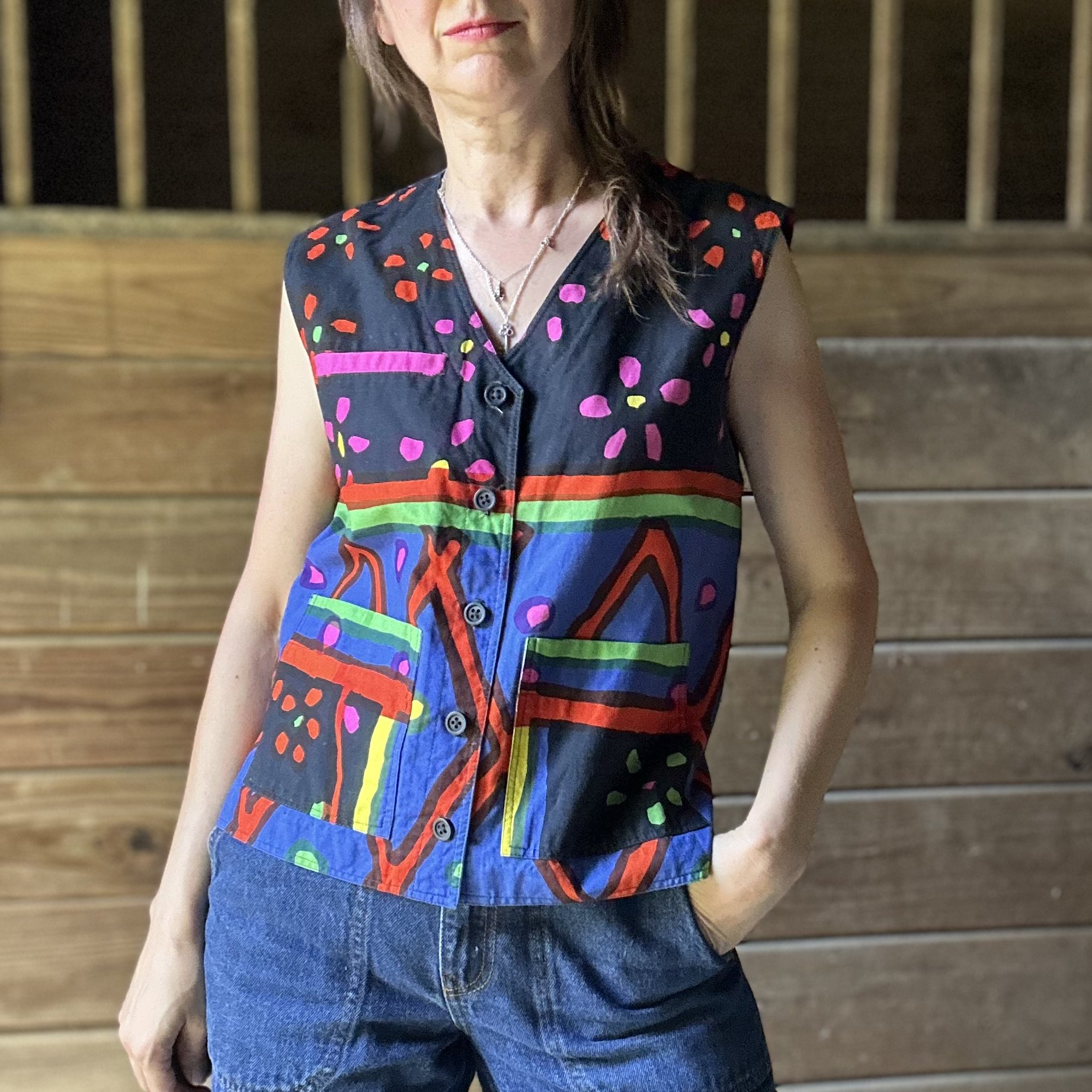 1973 Marimekko Markkinat Print Top