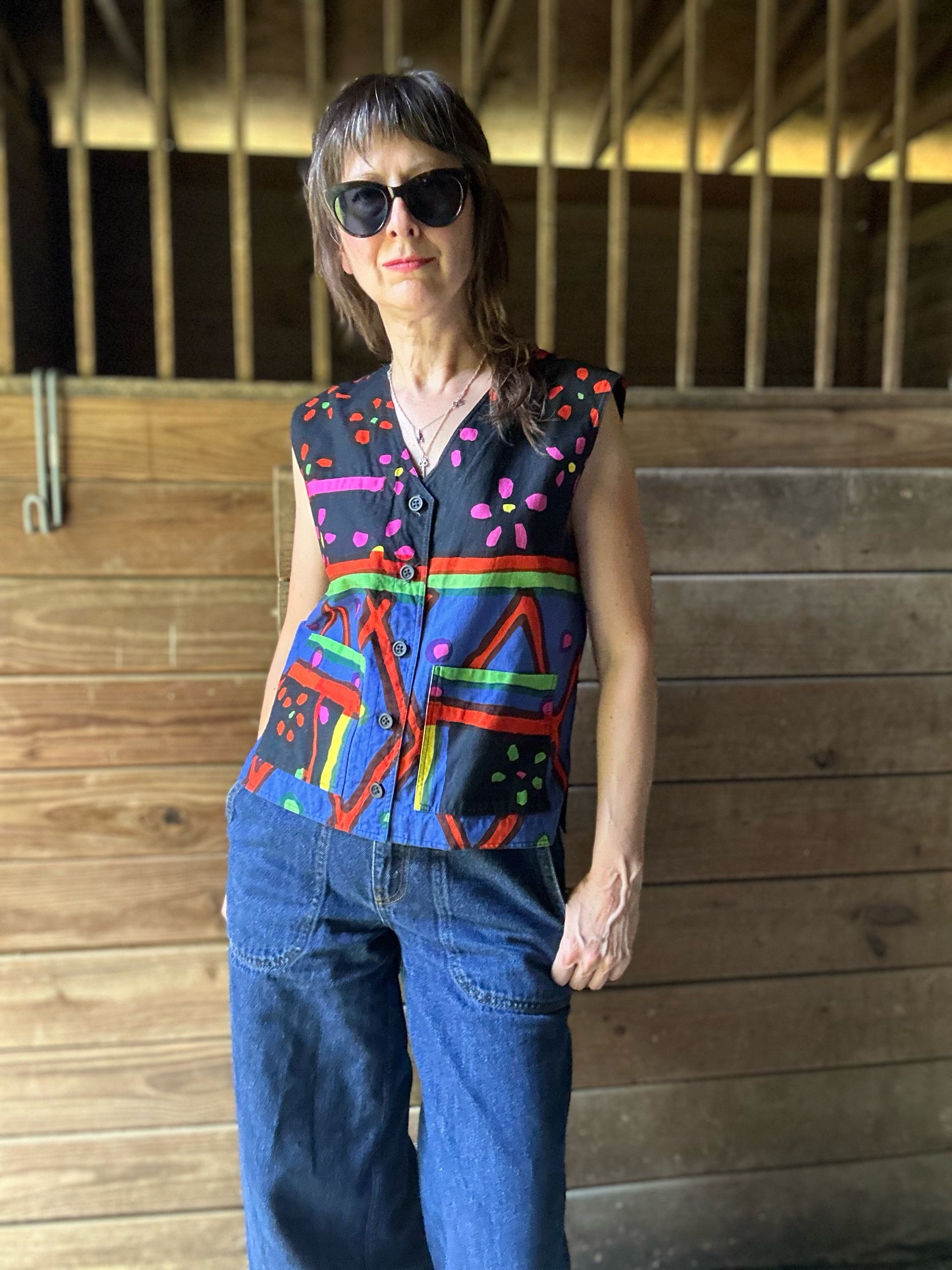 1973 Marimekko Markkinat Print Top