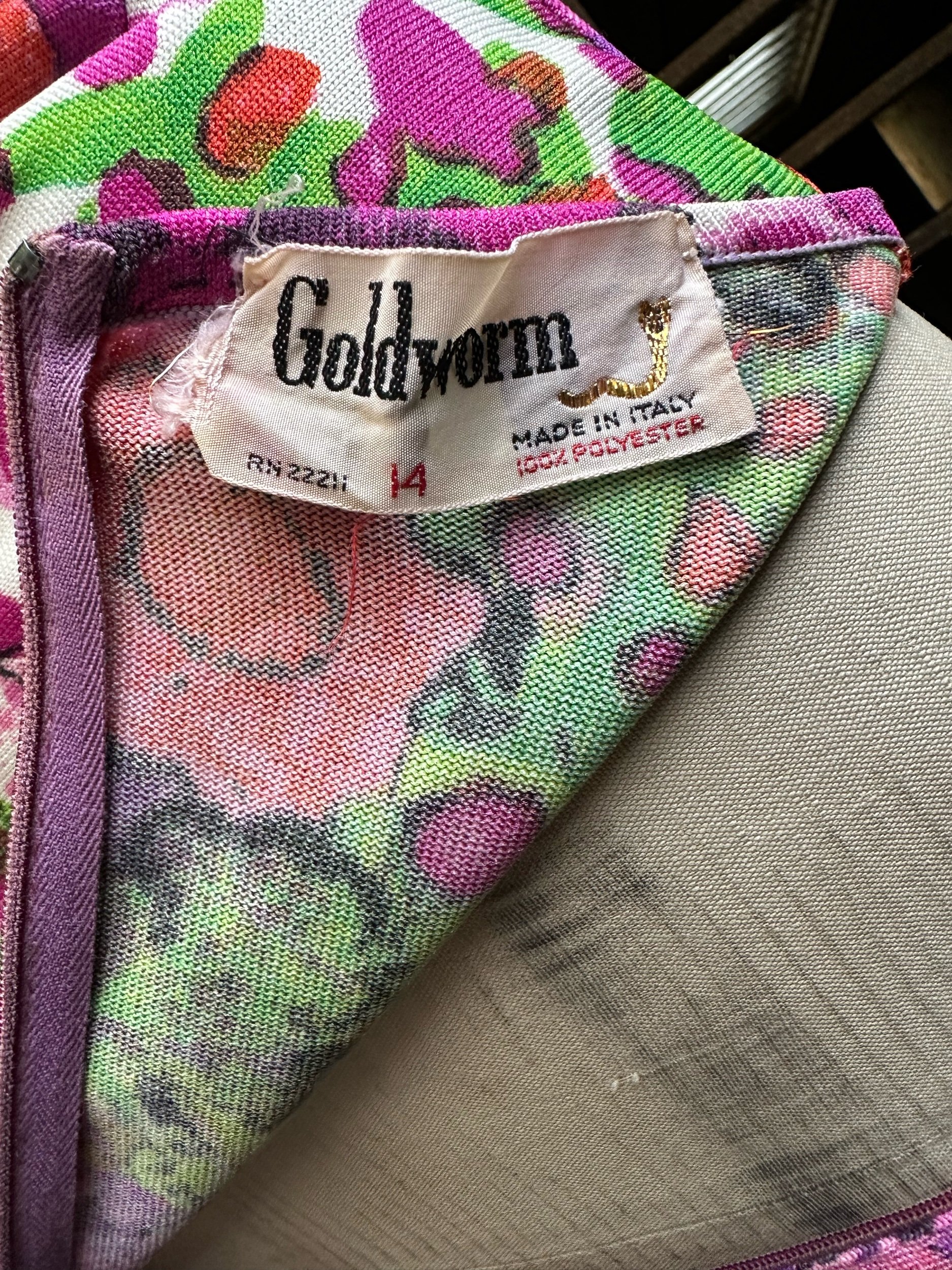 Goldworm Label- 1970s